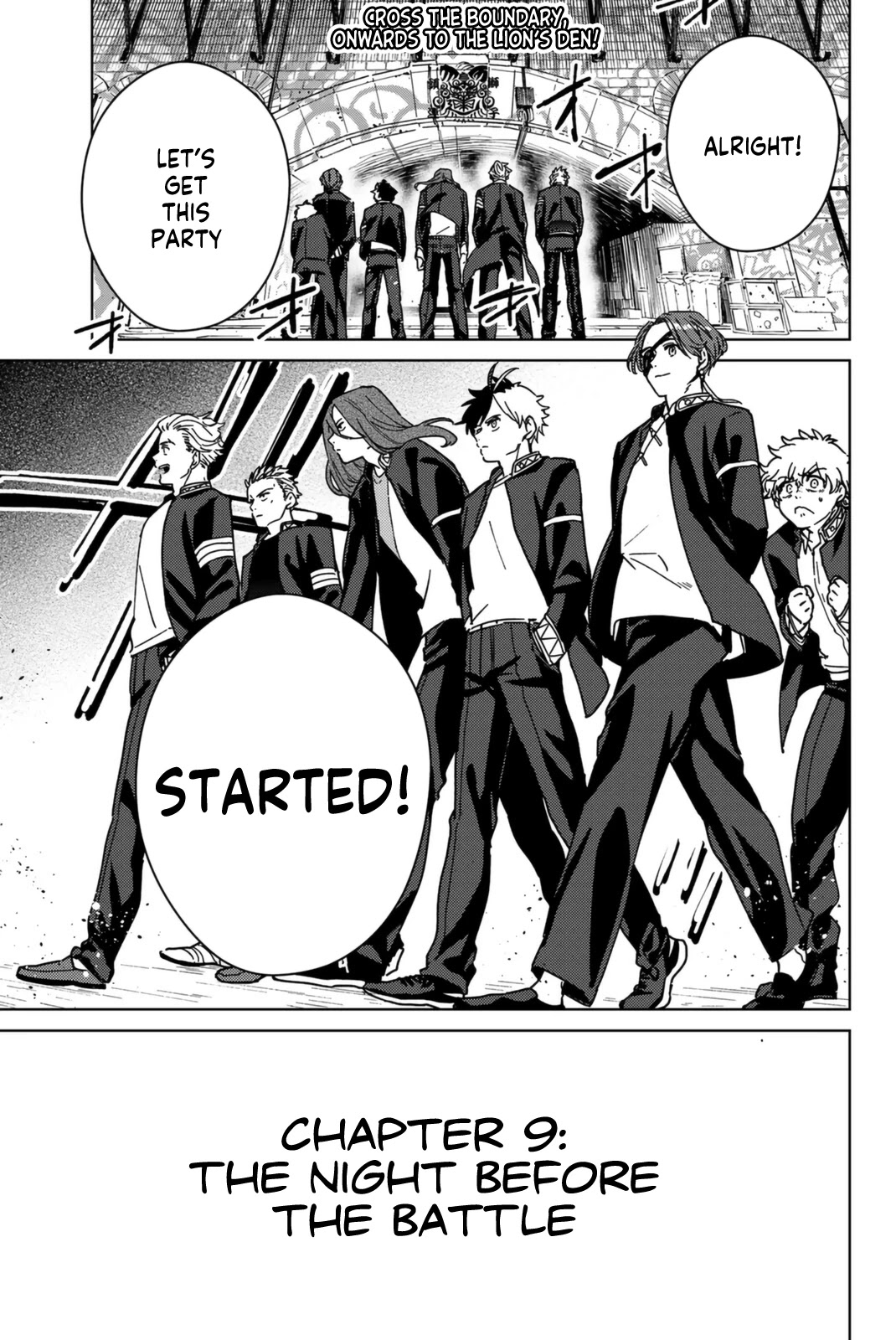 Wind Breaker (NII Satoru) Chapter 9 page 1 - Chapter 9: The Night Before the Battle