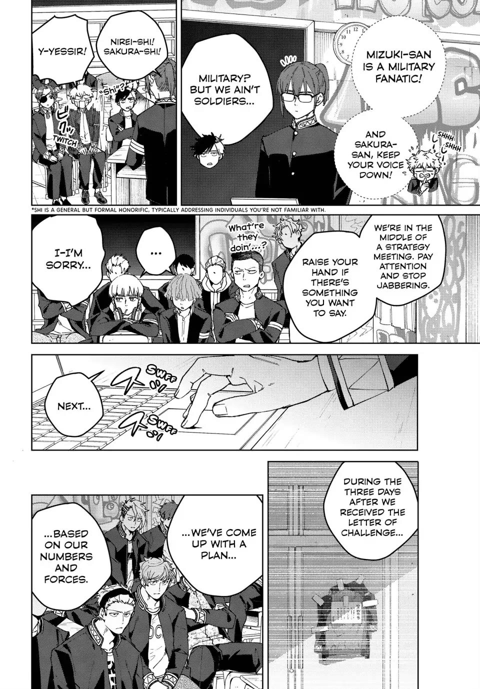 Wind Breaker (NII Satoru) Chapter 99 page 4 - Chapter 99: Strategy Meeting