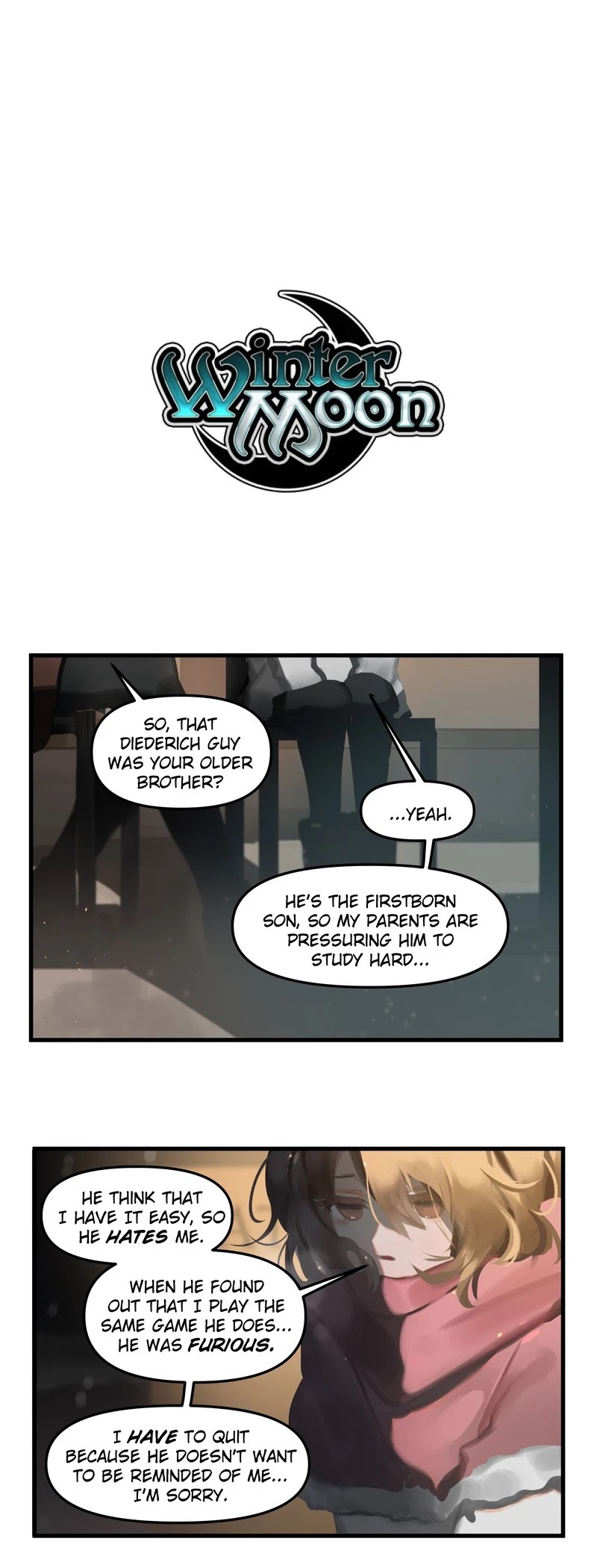 Winter Moon Chapter 74 page 1 - Chapter 74: Ep. 74 - Pyromaniac