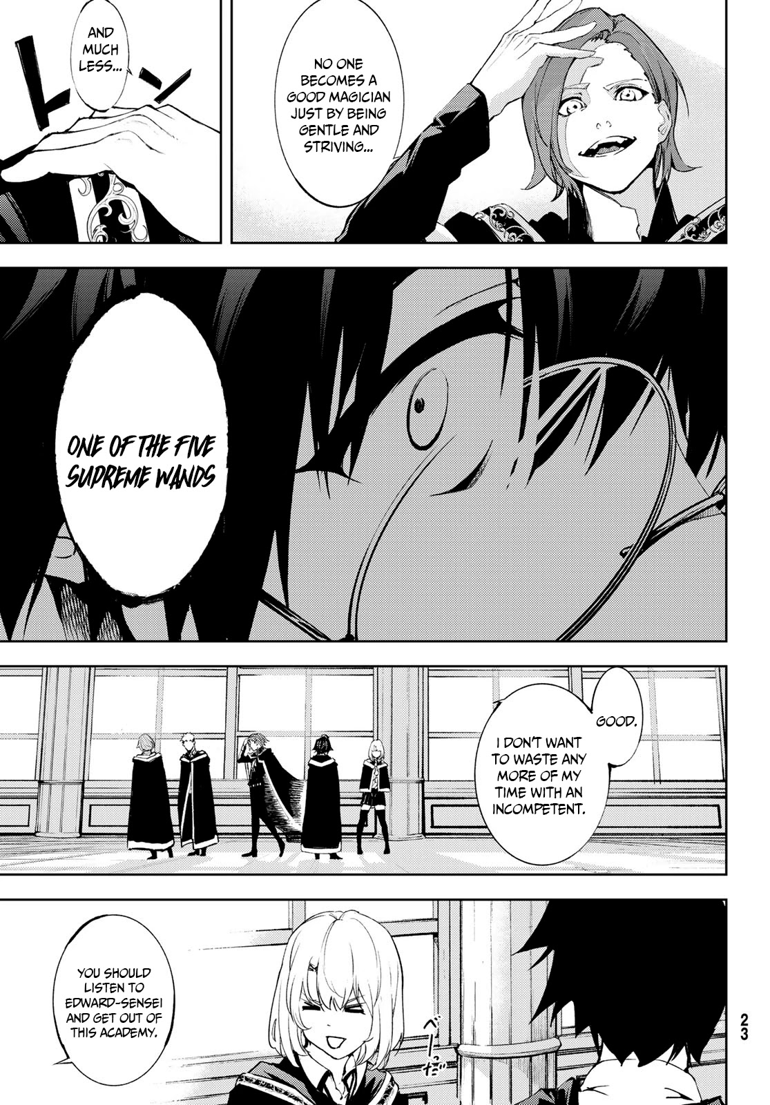 Wistoria's Wand and Sword Chapter 1.1 page 14 - Chapter 1.1: Like a sword