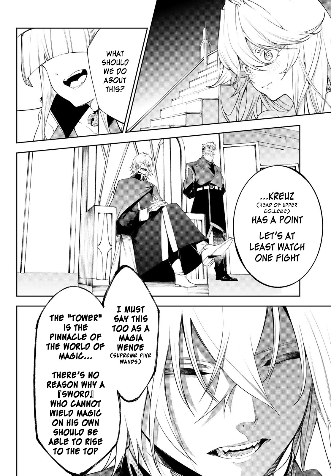 Wistoria's Wand and Sword Chapter 33 page 8 - Chapter 33: No More Being Downcast, He Said