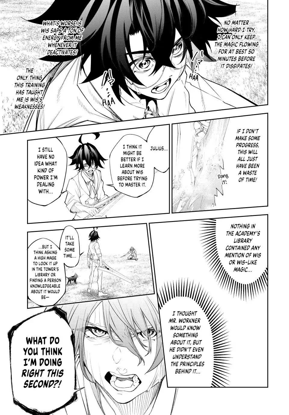 Wistoria's Wand and Sword Chapter 34 page 22 - Chapter 34: The Limits of Kindness