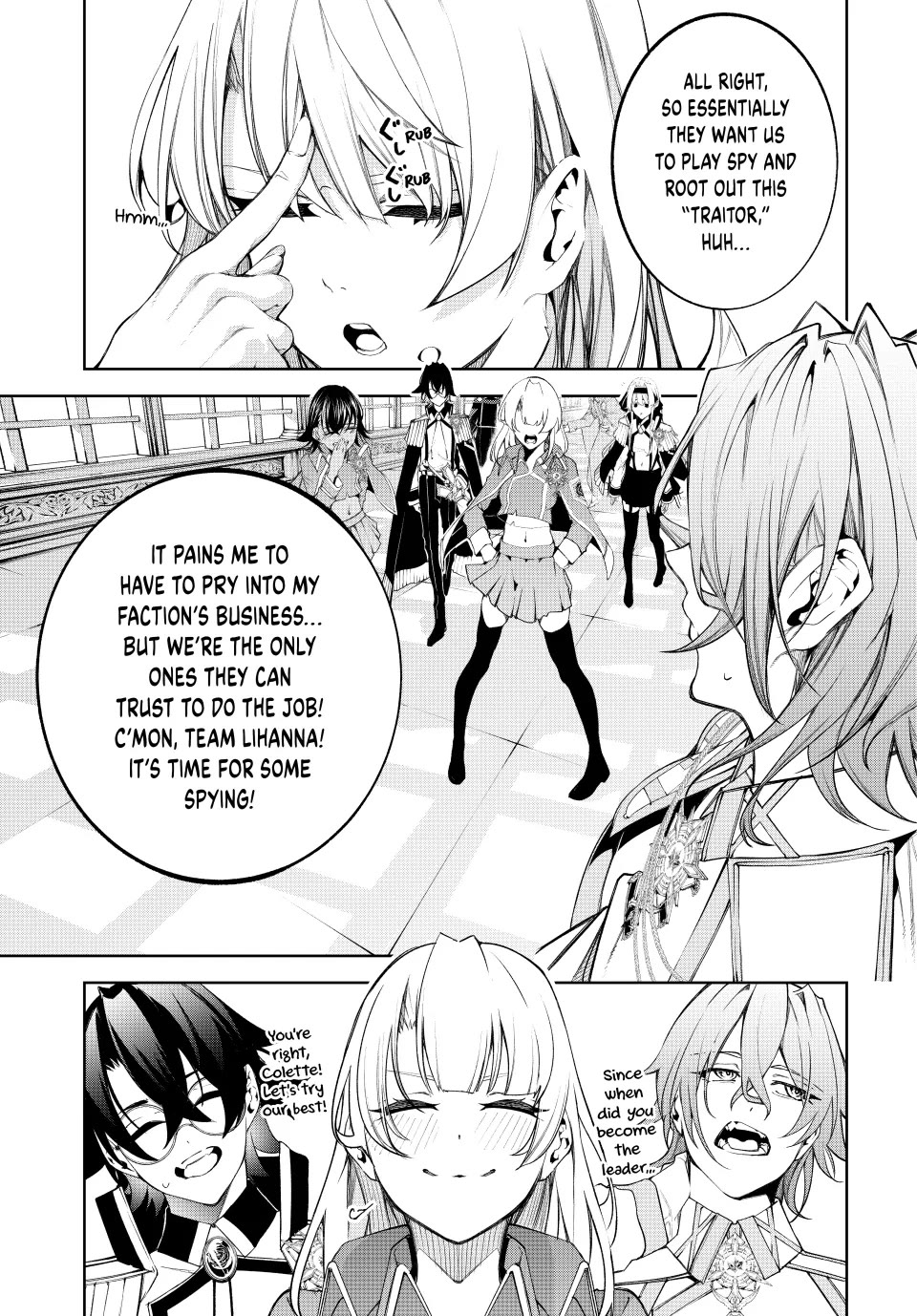 Wistoria's Wand and Sword Chapter 41 page 11 - Chapter 41: Spy, Boys & Girls