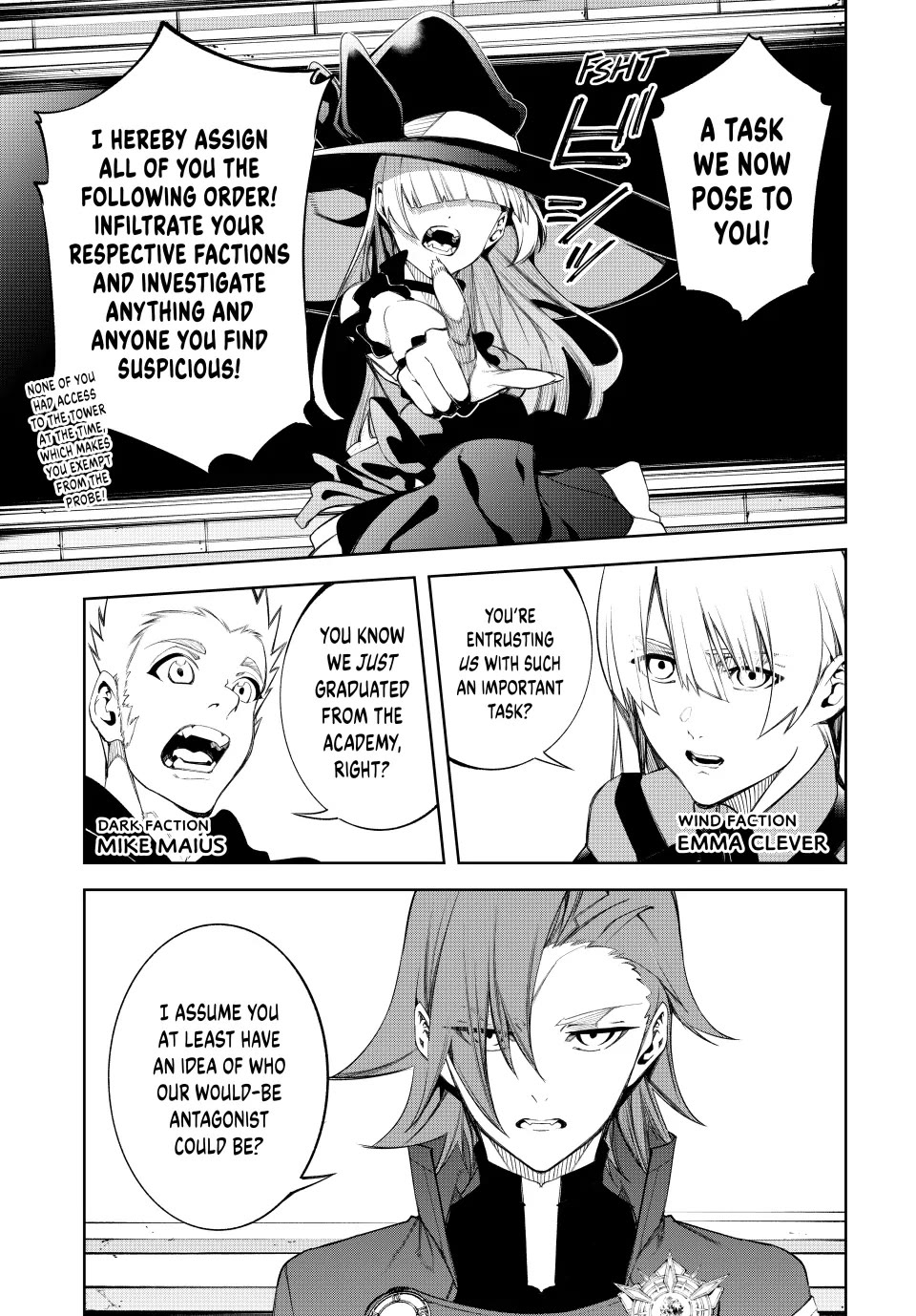 Wistoria's Wand and Sword Chapter 41 page 5 - Chapter 41: Spy, Boys & Girls