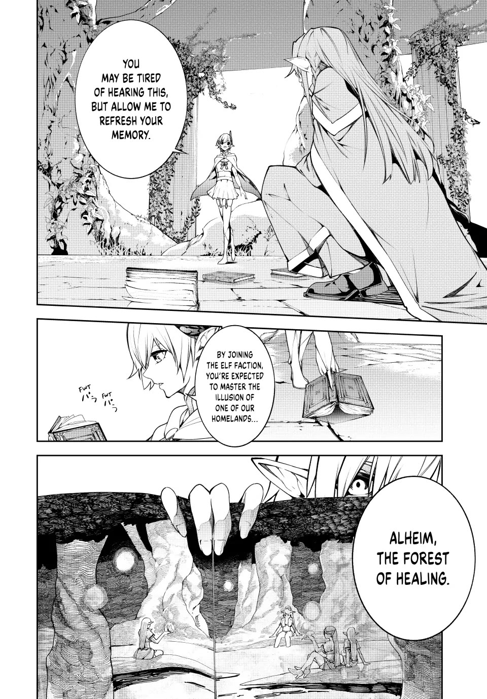 Wistoria's Wand and Sword Chapter 46 page 22 - Chapter 46: Figures of The Tower