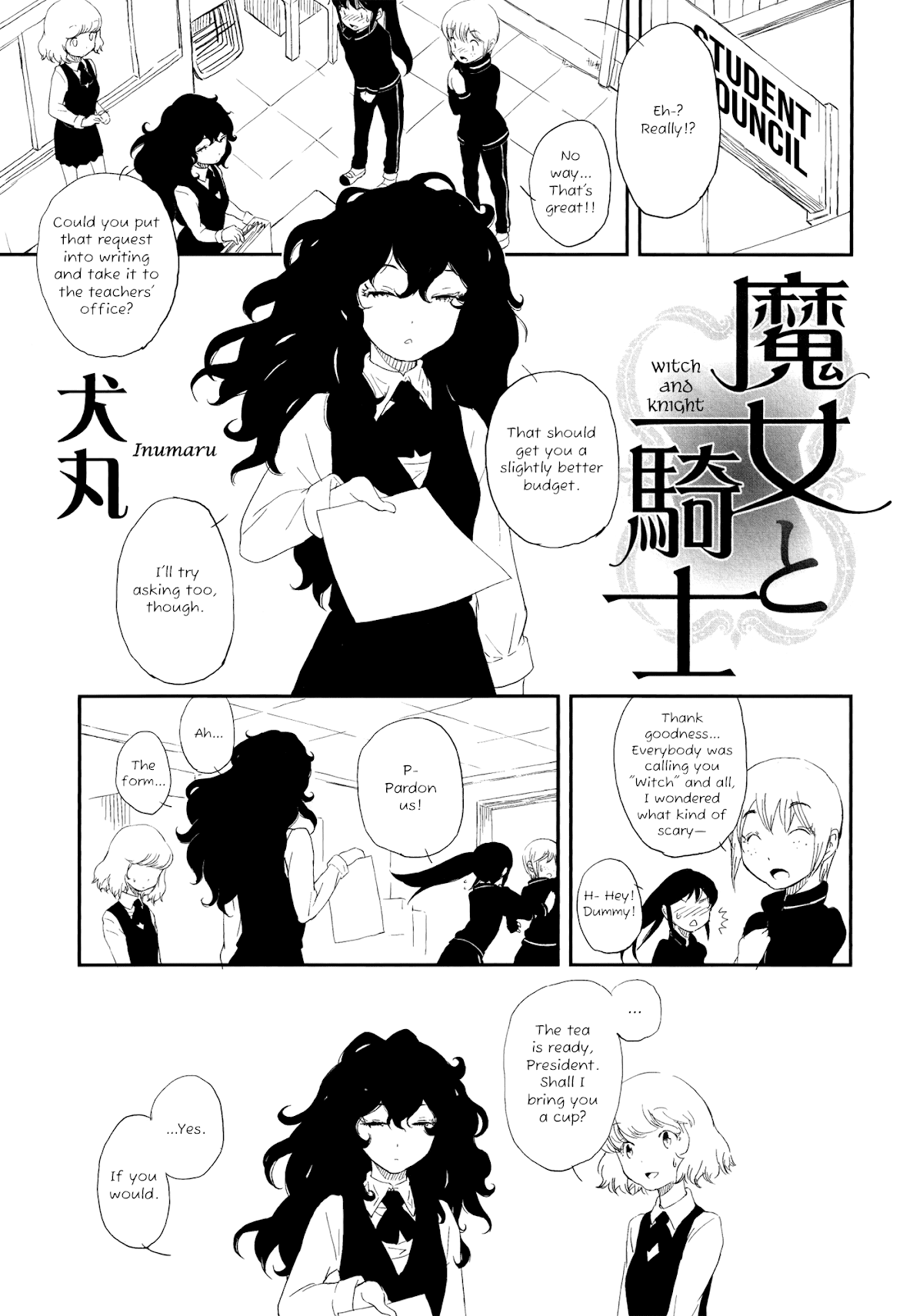 Witch Meets Knight Chapter 0.2 page 1 - Chapter 0 v2 : Witch and Knight