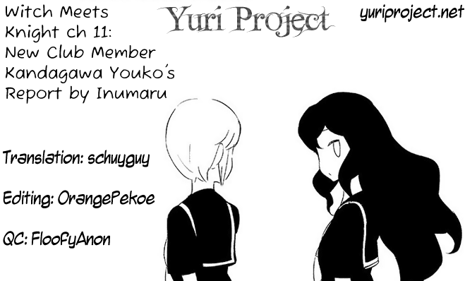 Witch Meets Knight Chapter 11 page 9 - Chapter 11: New Club Member Kandagawa Youko's Report