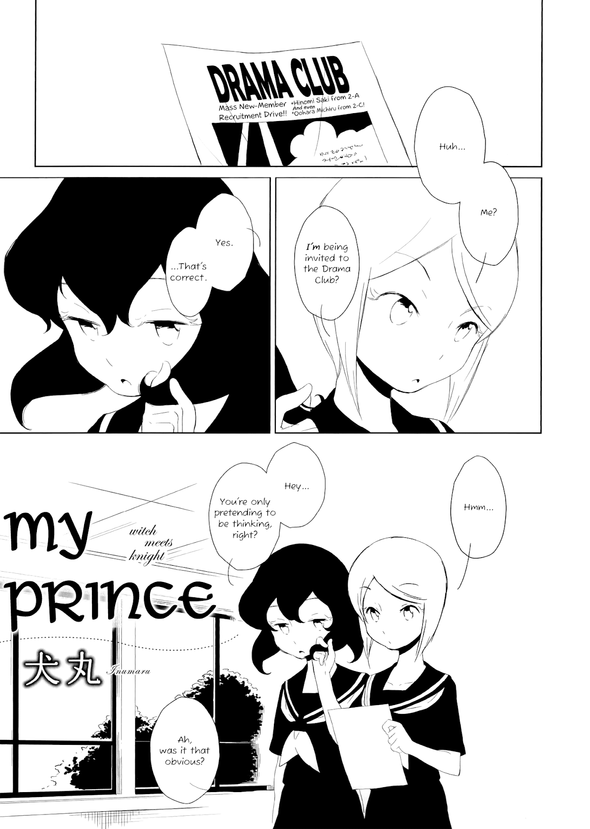 Witch Meets Knight Chapter 2.2 page 1 - Chapter 2 v2 : My Prince