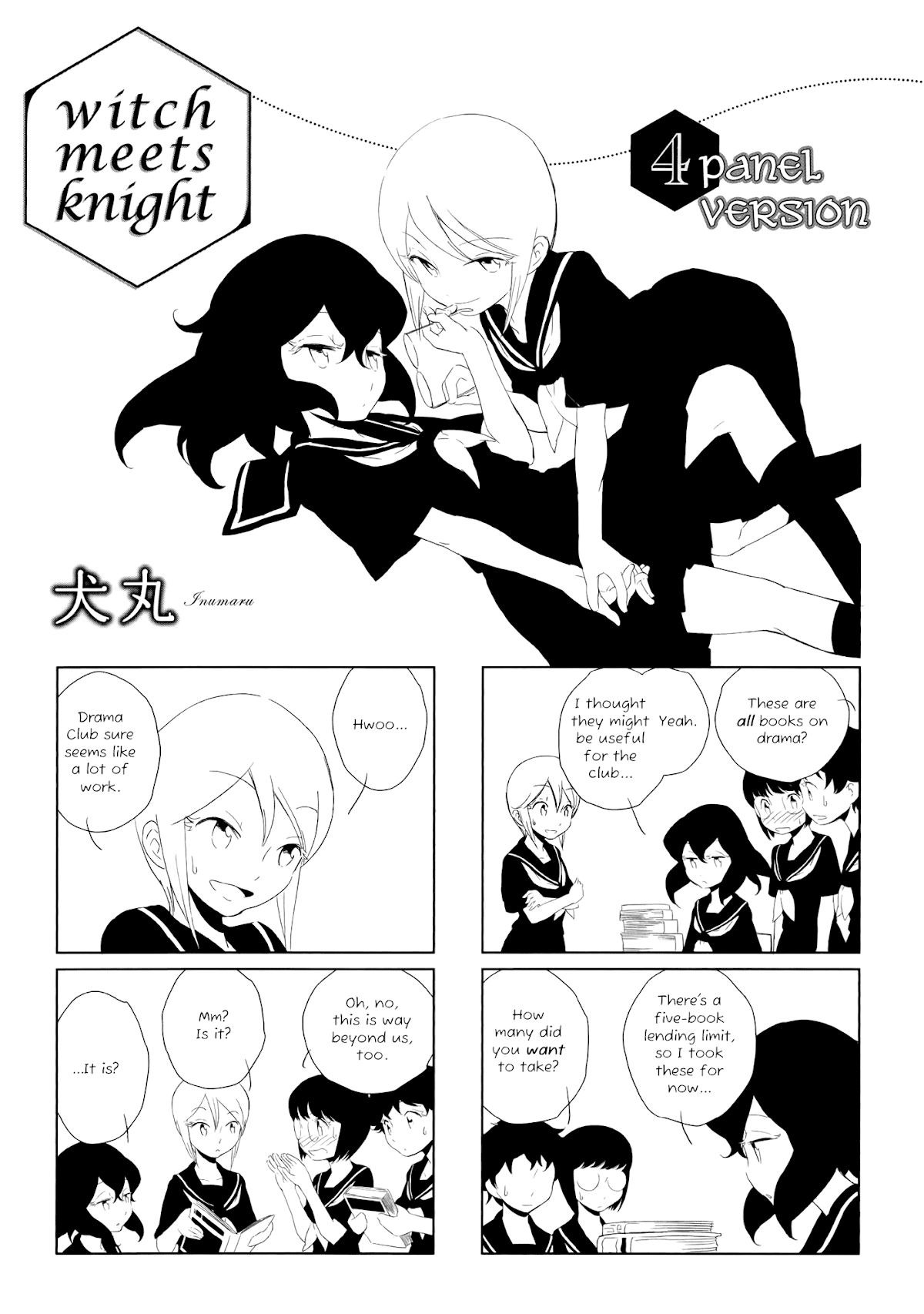 Witch Meets Knight Chapter 3 page 1 - Chapter 3: 4 Panel Version