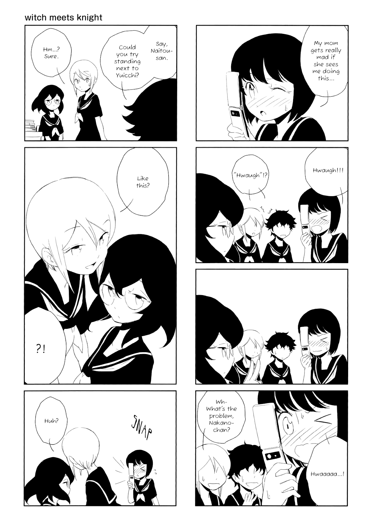 Witch Meets Knight Chapter 3 page 3 - Chapter 3: 4 Panel Version