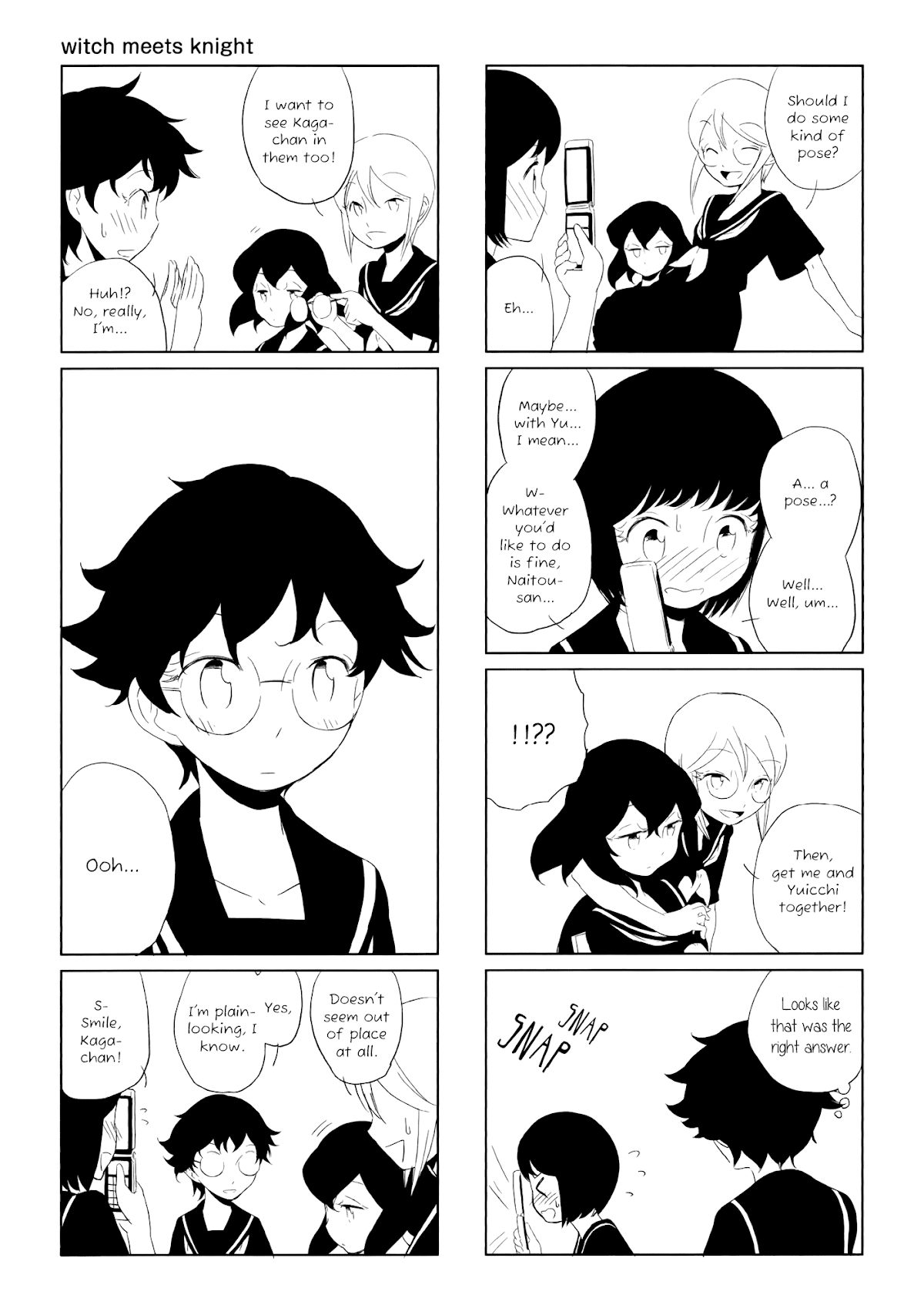 Witch Meets Knight Chapter 3 page 5 - Chapter 3: 4 Panel Version