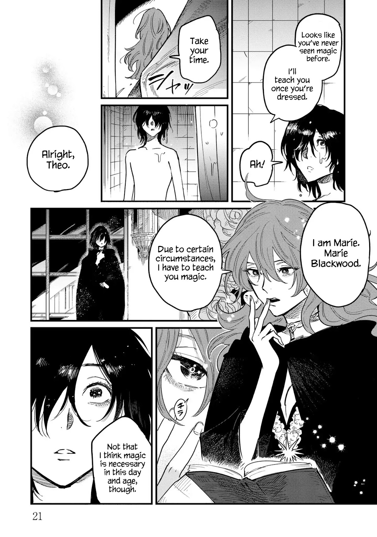 Witch of Thistle Castle Chapter 1 page 24 - Chapter 1: The Witch dances with a curse.