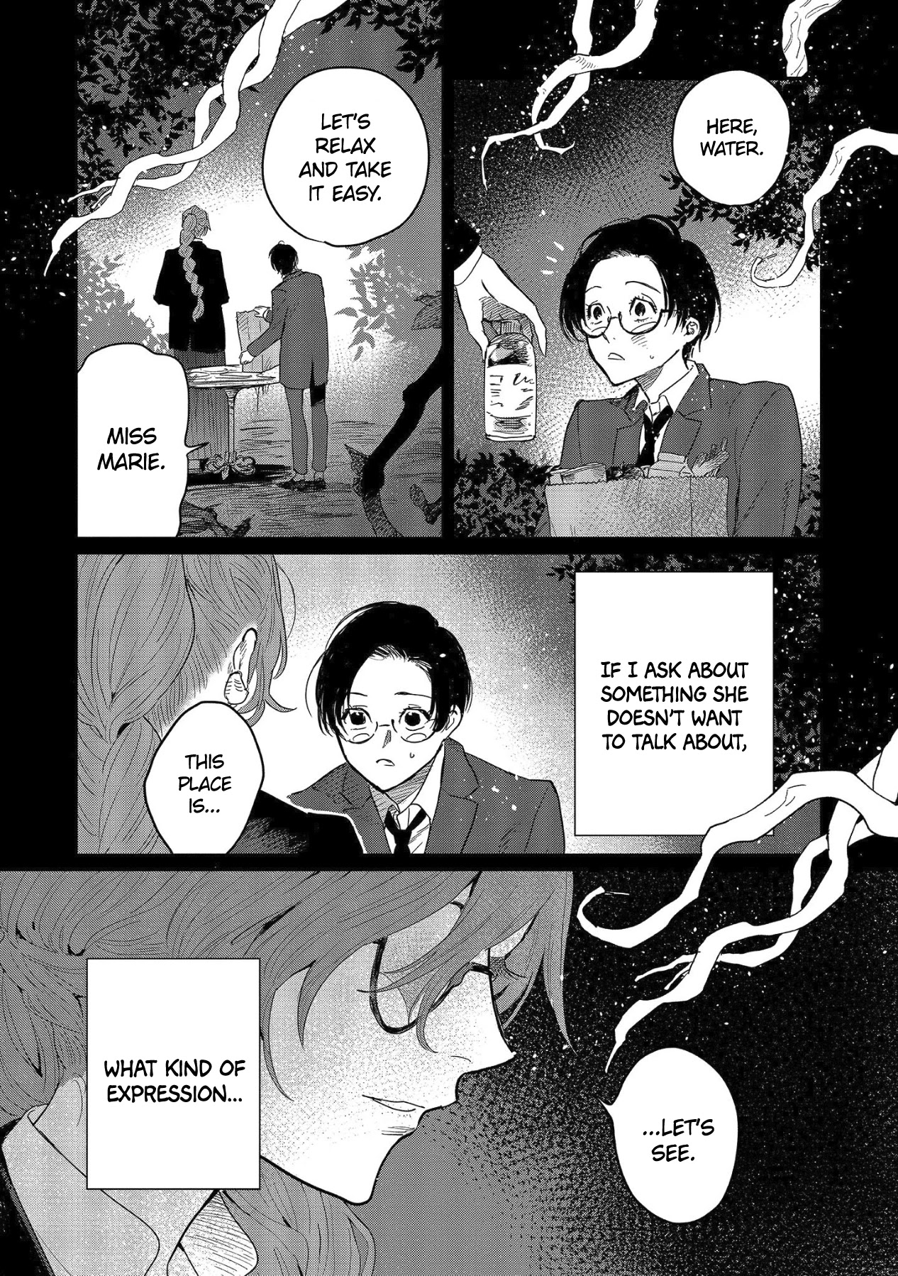 Witch of Thistle Castle Chapter 14 page 28 - Chapter 14: Rose Petals Are Phantoms, and Rose Spines Are Reality