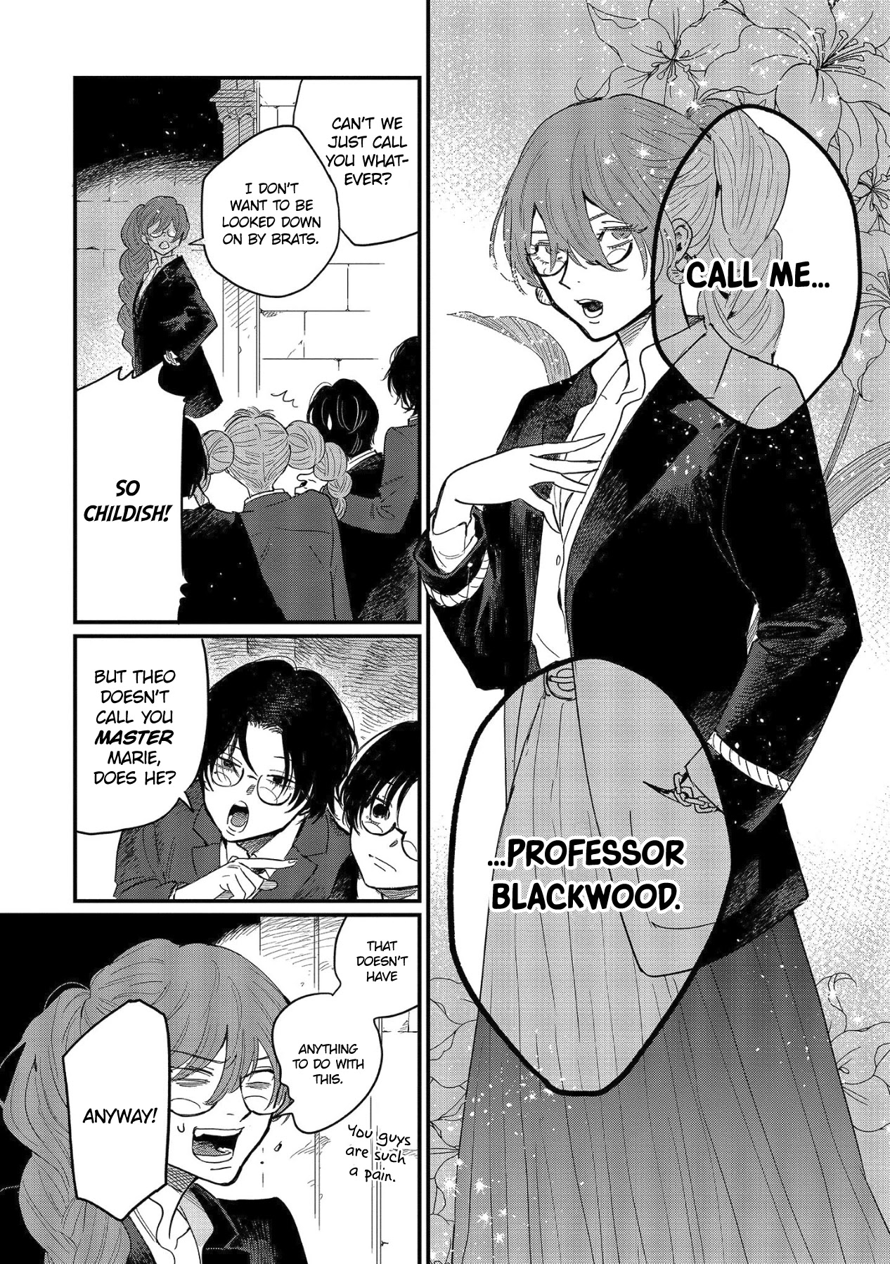 Witch of Thistle Castle Chapter 14 page 4 - Chapter 14: Rose Petals Are Phantoms, and Rose Spines Are Reality