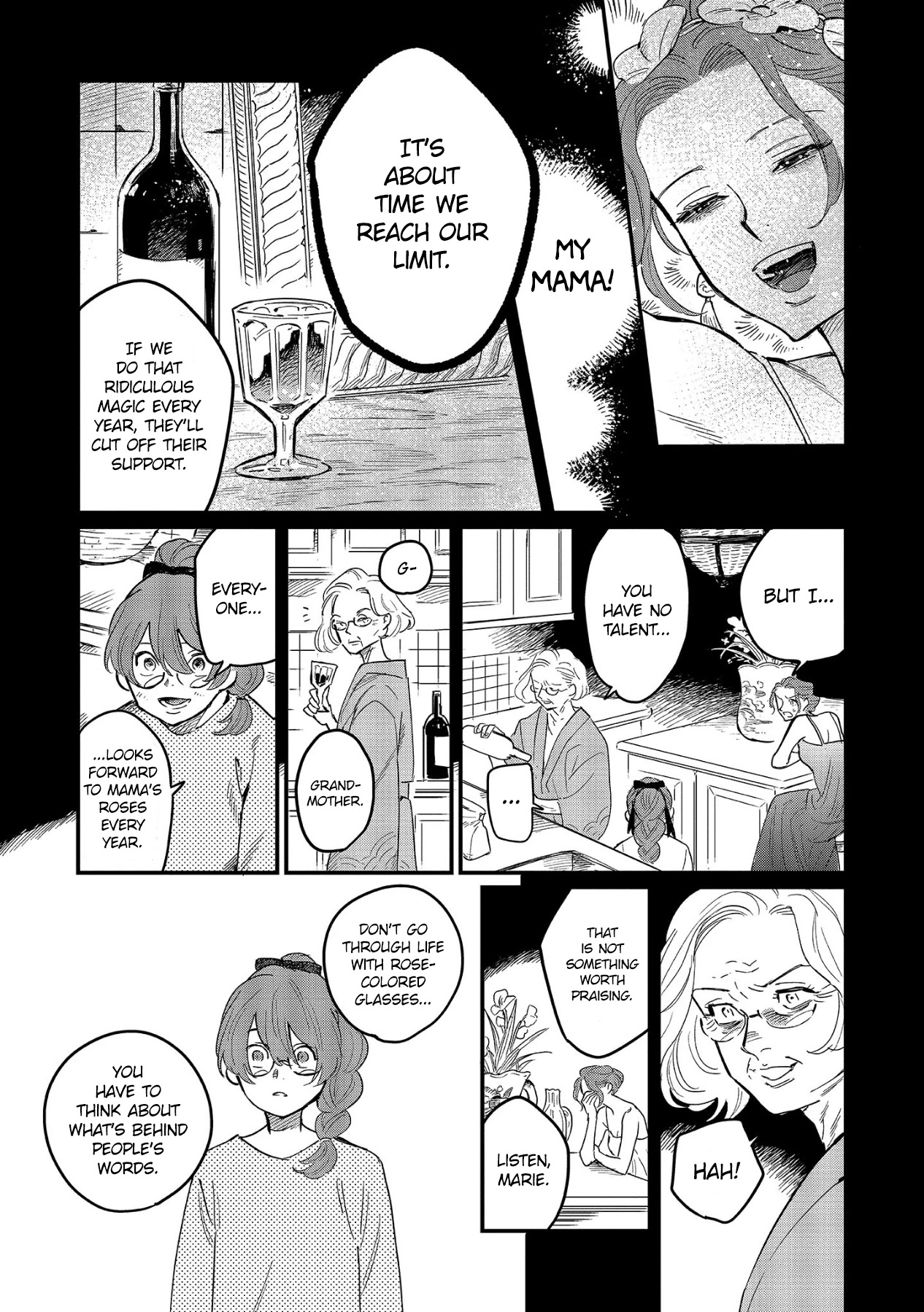 Witch of Thistle Castle Chapter 15 page 9 - Chapter 15: A Single Rose Can Be My Garden. Mother, My World