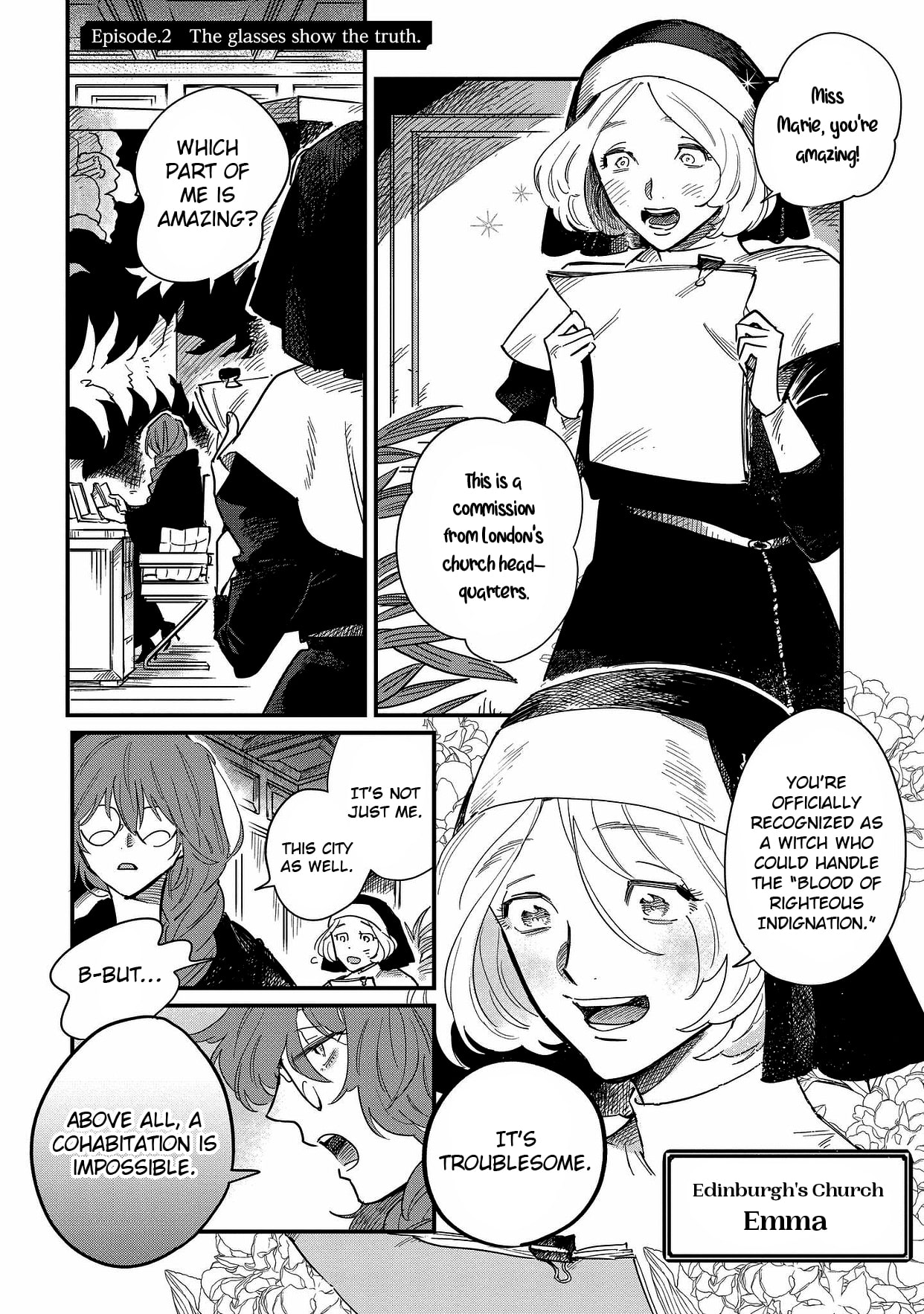 Witch of Thistle Castle Chapter 2 page 1 - Chapter 2: The glasses show the truth