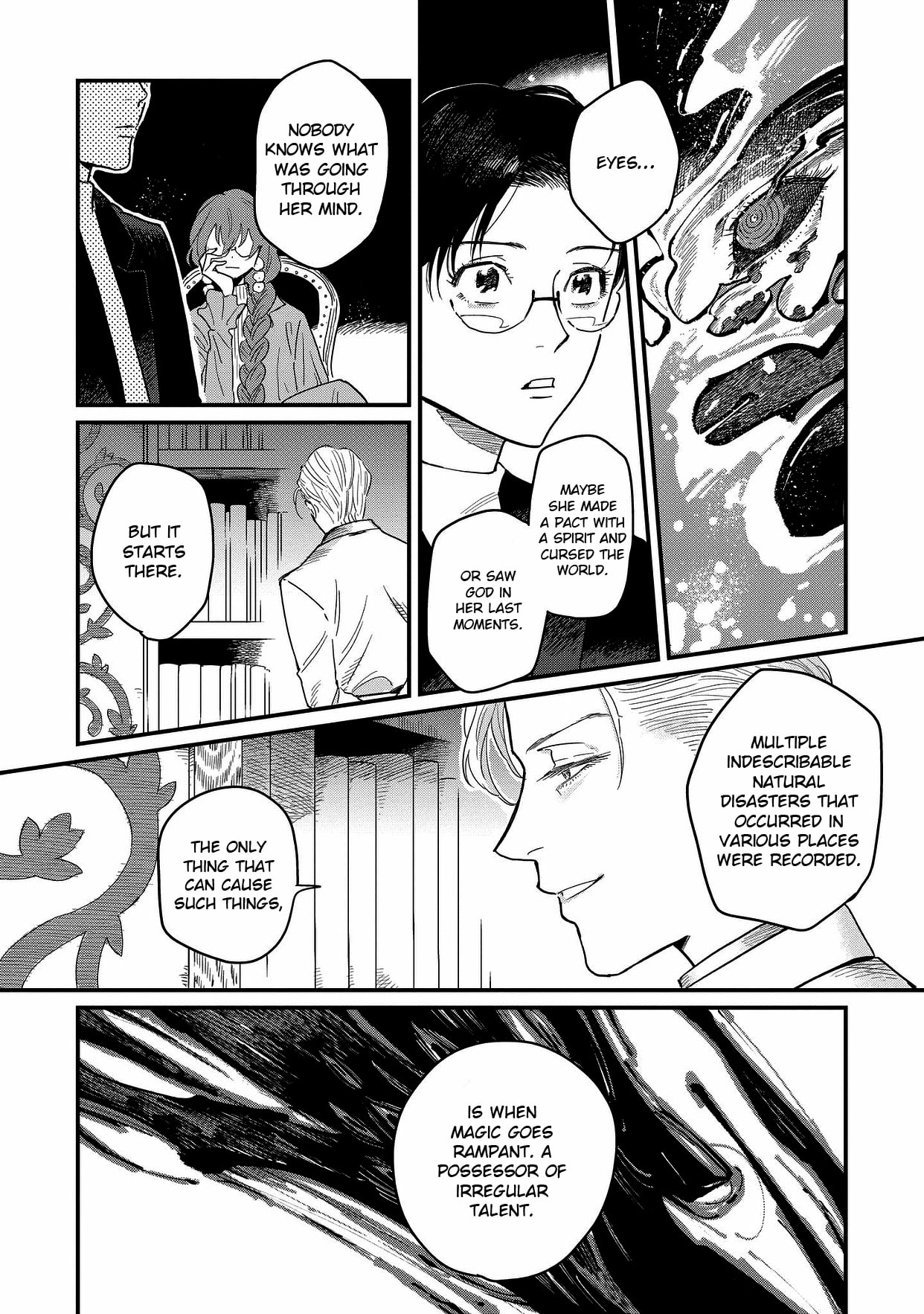 Witch of Thistle Castle Chapter 4 page 12 - Chapter 4: What did the saint wish on the edge of despair?
