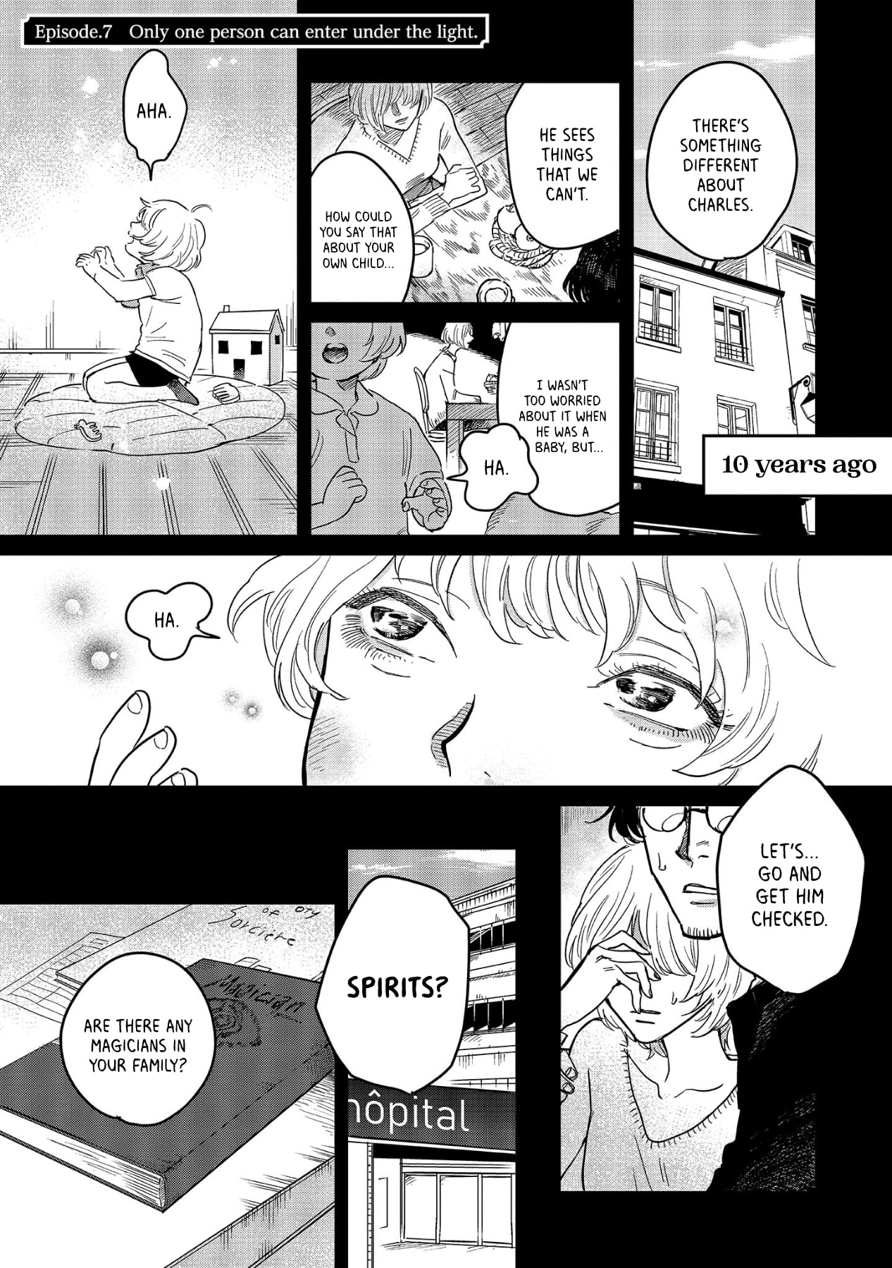 Witch of Thistle Castle Chapter 7 page 1 - Chapter 7: Only One Person Can Enter Under the Light