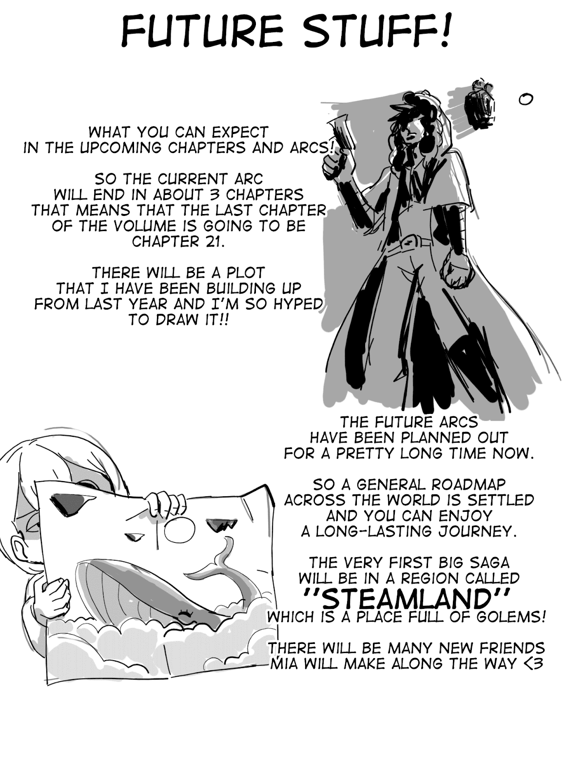 Witch Sanctuary Chapter 17.5 page 8 - Chapter 17.5: Zo's love letter