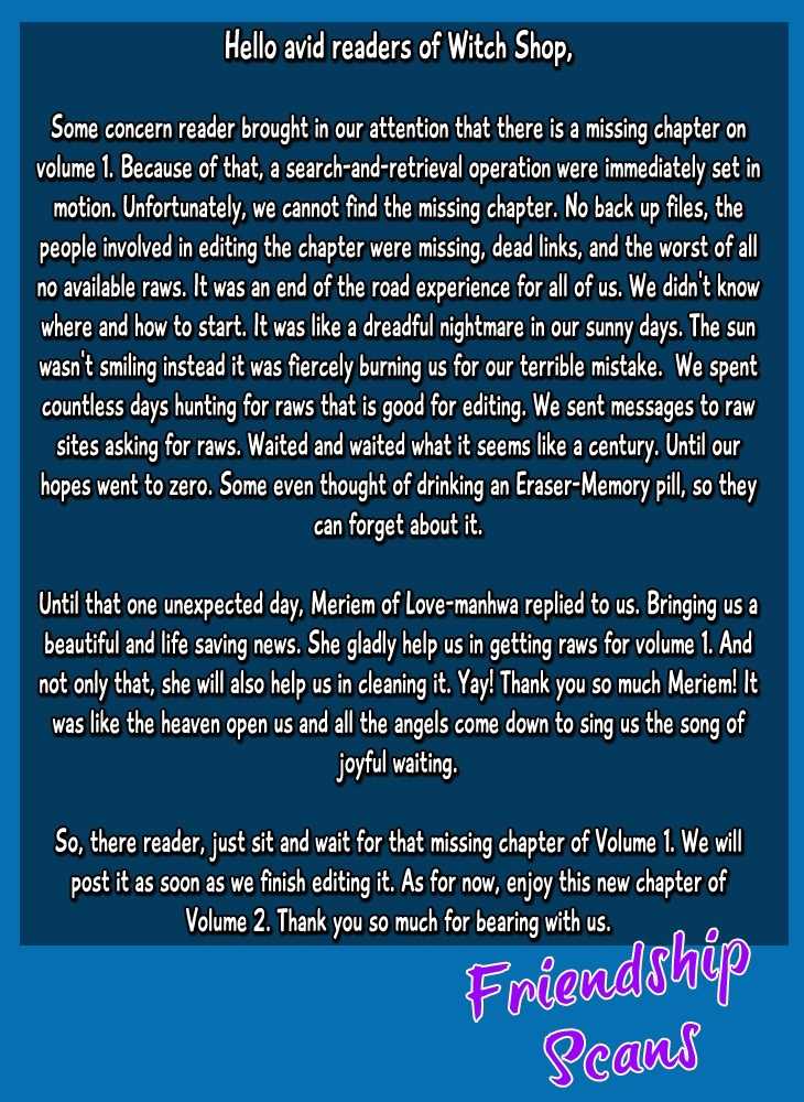 Witch Shop Chapter 7 page 1 - Chapter 7
