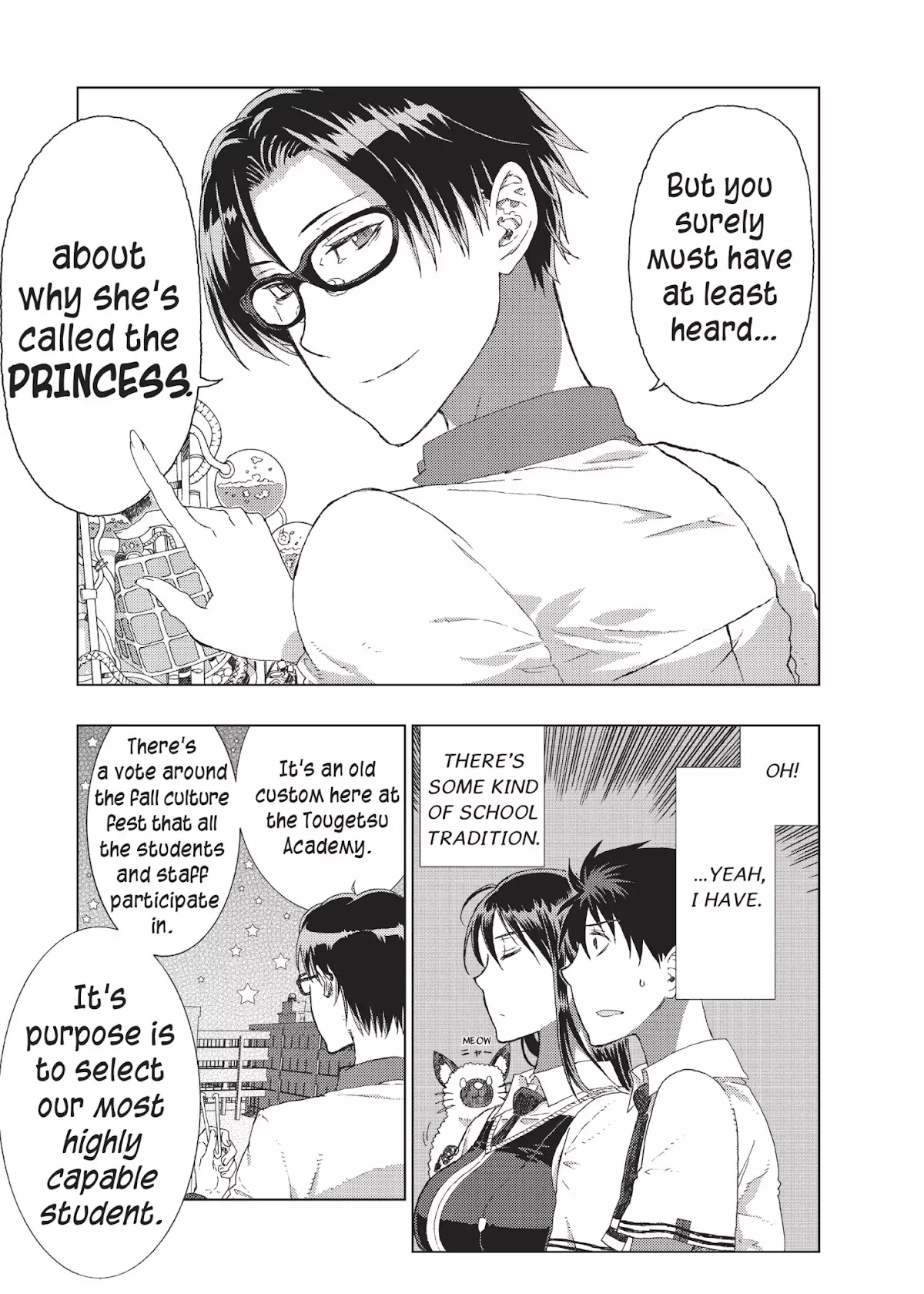 Witchcraft Works Chapter 10 page 12 - Chapter 10: Takamiya and Tougetsu Academy's Hierarchy