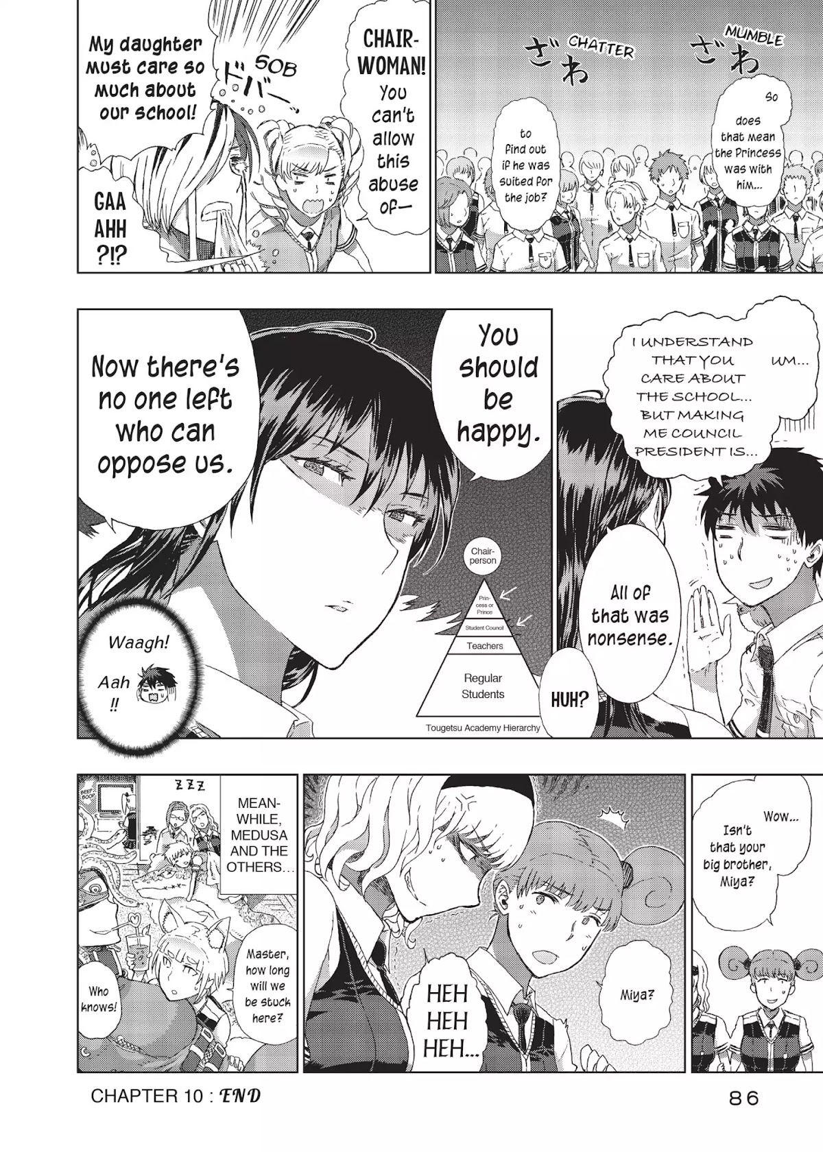 Witchcraft Works Chapter 10 page 37 - Chapter 10: Takamiya and Tougetsu Academy's Hierarchy
