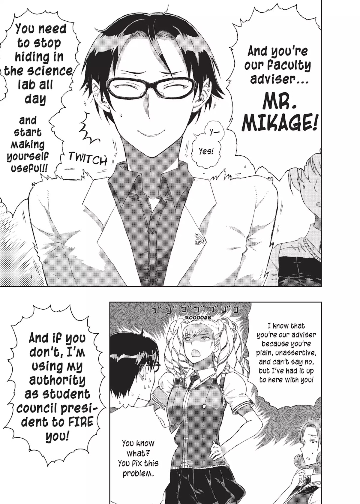 Witchcraft Works Chapter 10 page 8 - Chapter 10: Takamiya and Tougetsu Academy's Hierarchy