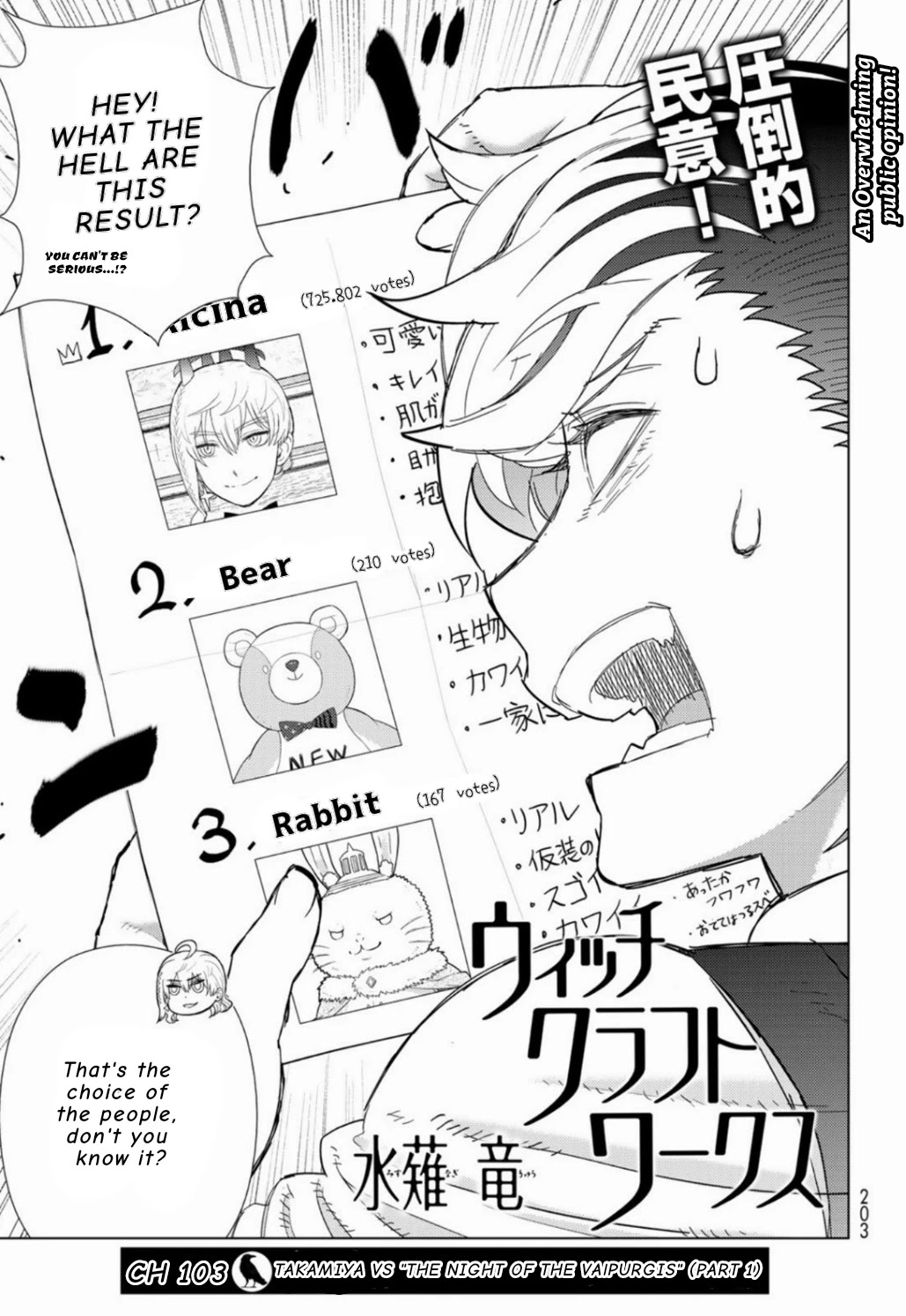 Witchcraft Works Chapter 103 page 3 - Chapter 103: The Night of Takkamiya and Walpurgis