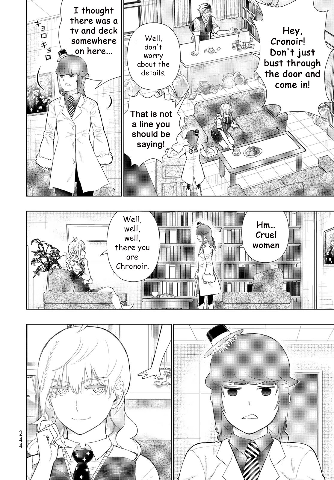 Witchcraft Works Chapter 109 page 6 - Chapter 109: Extra Part 1: Mr. Takkamiya And The Witches In The Chairwomen's Office