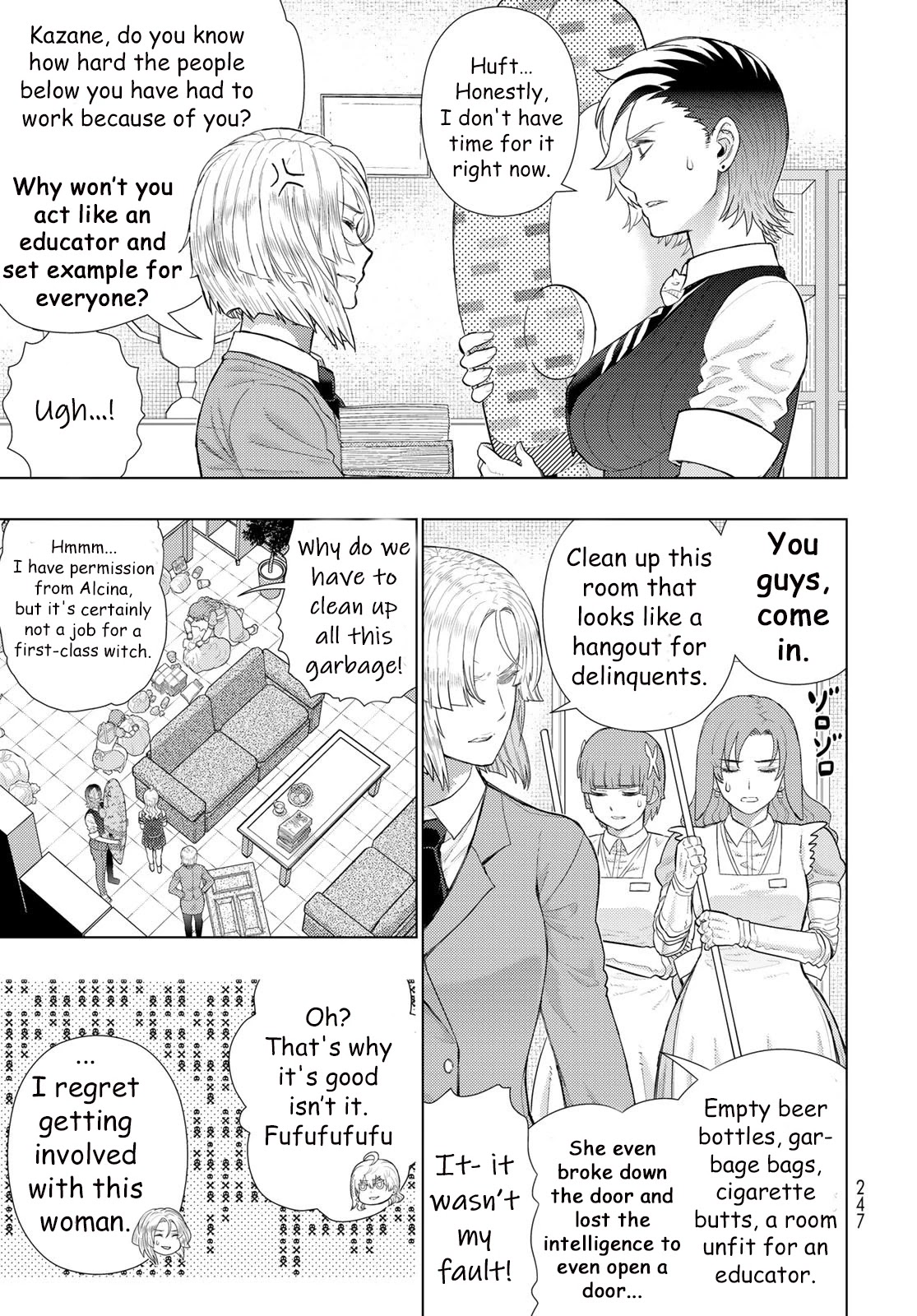 Witchcraft Works Chapter 109 page 9 - Chapter 109: Extra Part 1: Mr. Takkamiya And The Witches In The Chairwomen's Office