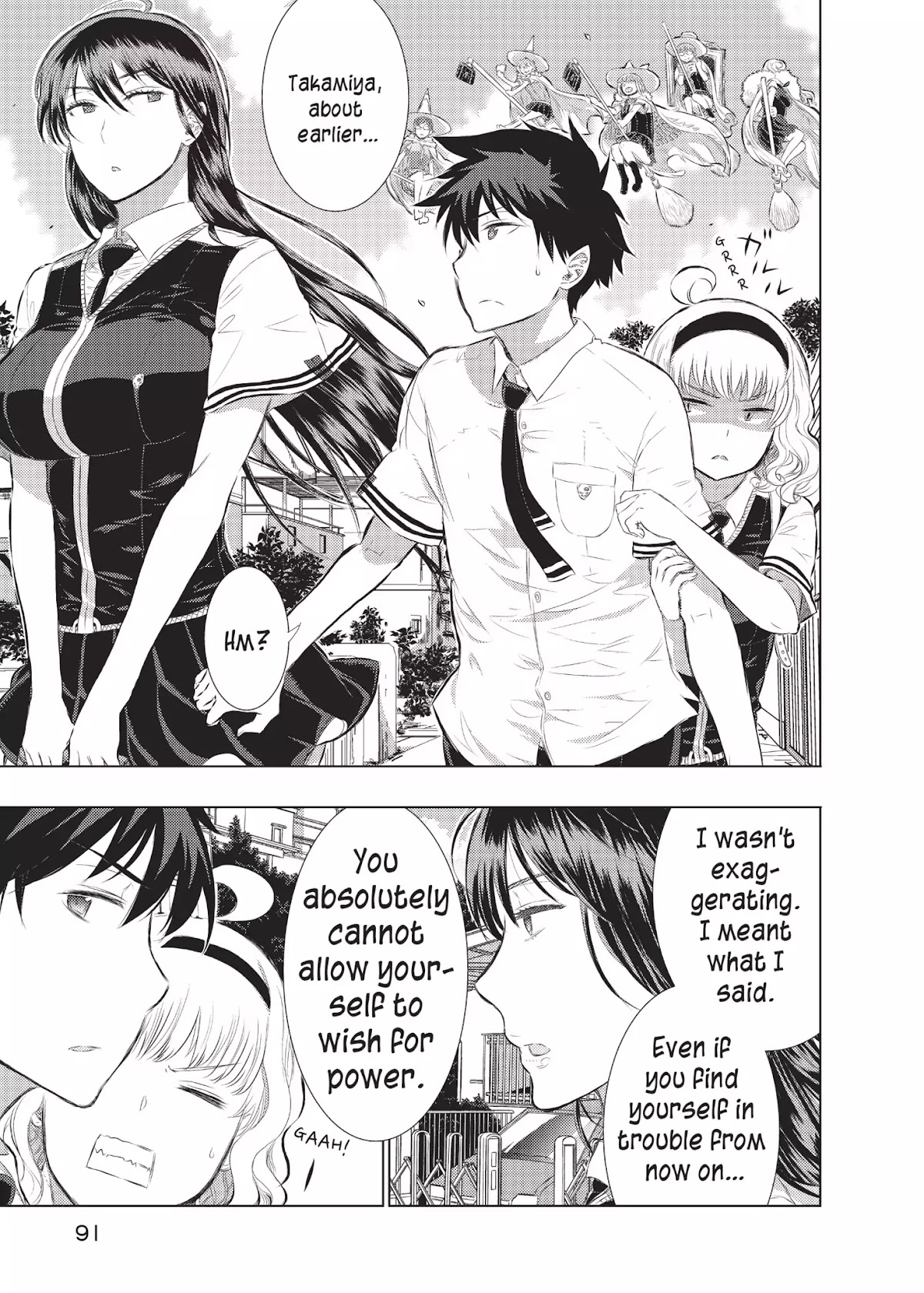 Witchcraft Works Chapter 15 page 4 - Chapter 15: Takamiya and the Strong-Armed Witch