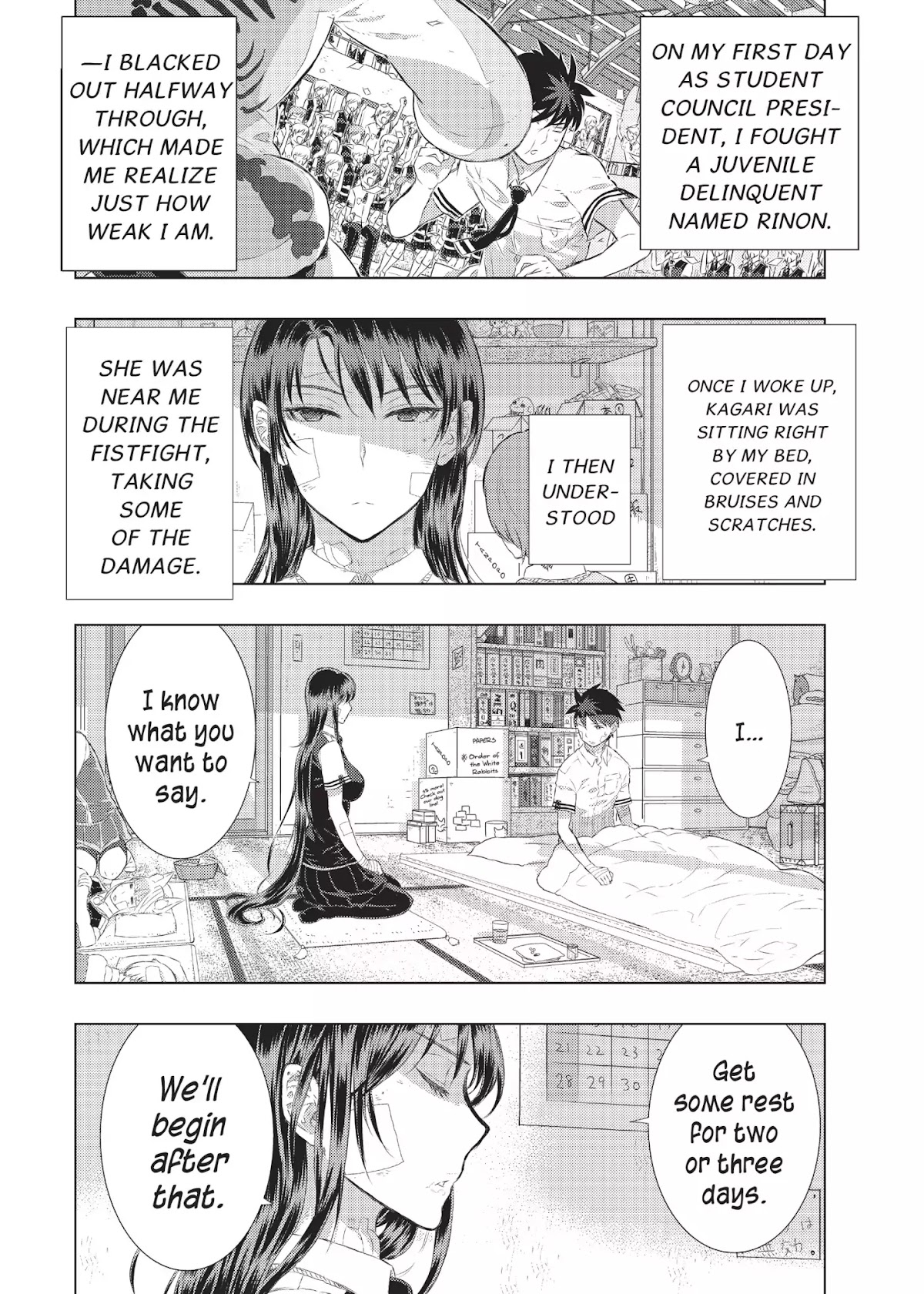 Witchcraft Works Chapter 16 page 1 - Chapter 16: Takamiya and Kagari's After-School Lessons Part 2