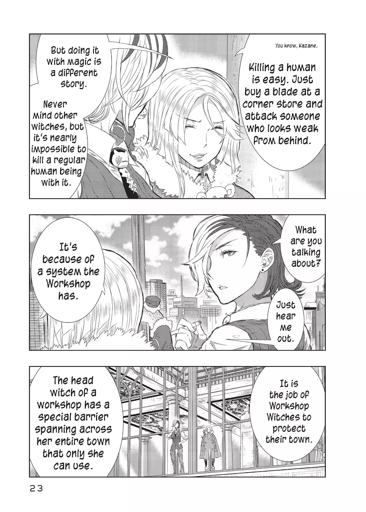 Witchcraft Works Chapter 17 page 23 - Chapter 17: Takamiya and the Witch of the End