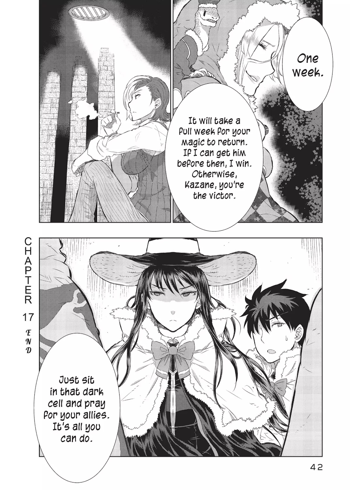 Witchcraft Works Chapter 17 page 40 - Chapter 17: Takamiya and the Witch of the End