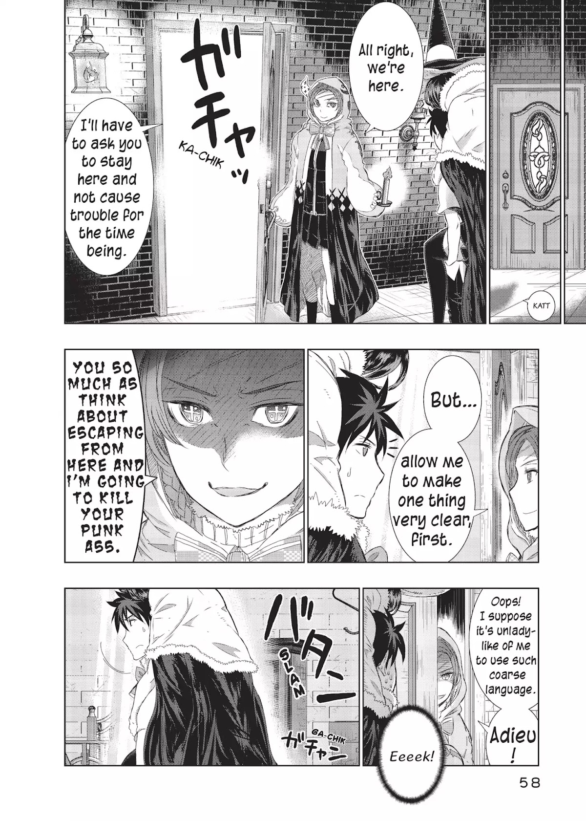 Witchcraft Works Chapter 18 page 14 - Chapter 18: Takamiya and the Fight Against Weekend: 1