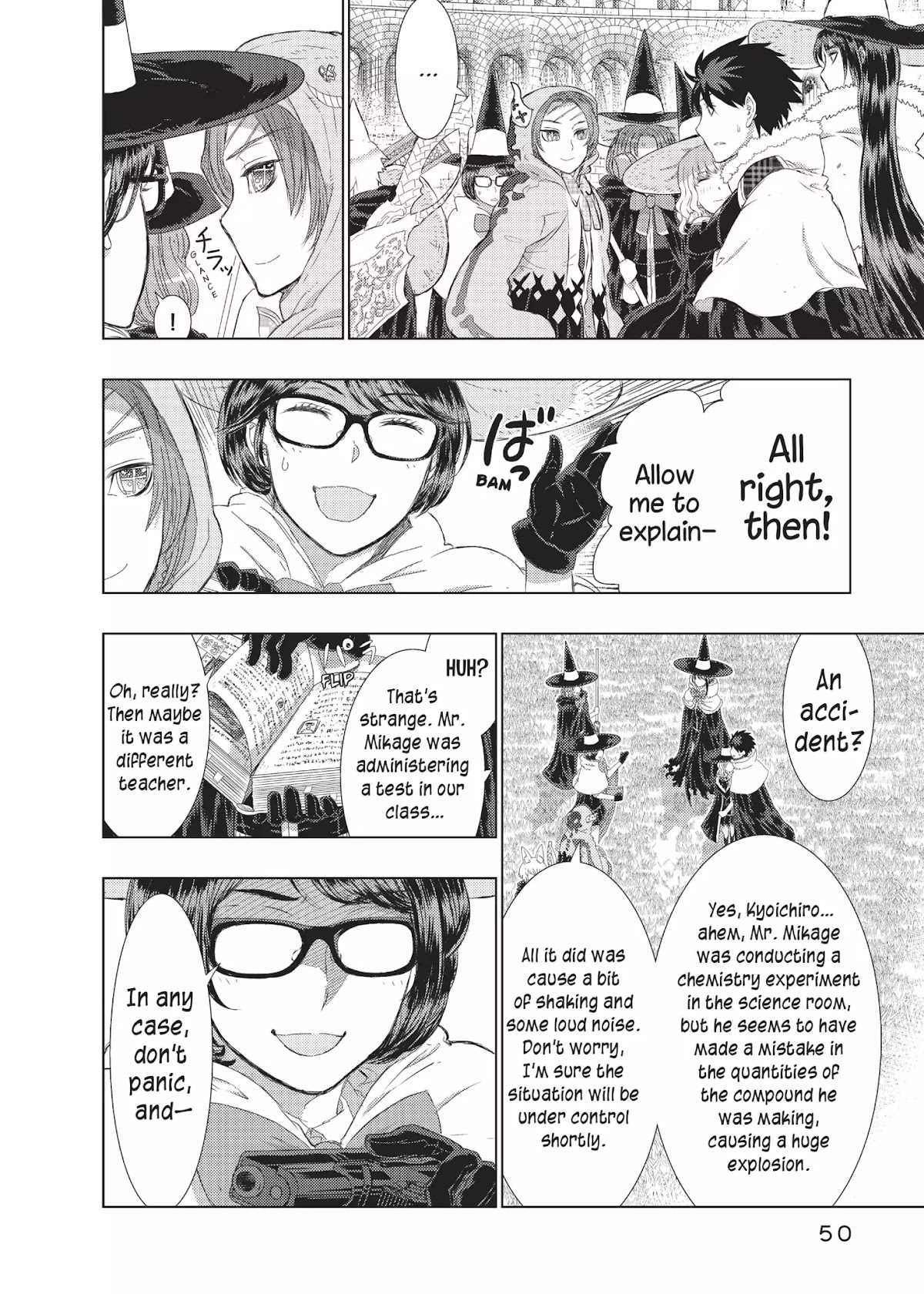 Witchcraft Works Chapter 18 page 6 - Chapter 18: Takamiya and the Fight Against Weekend: 1