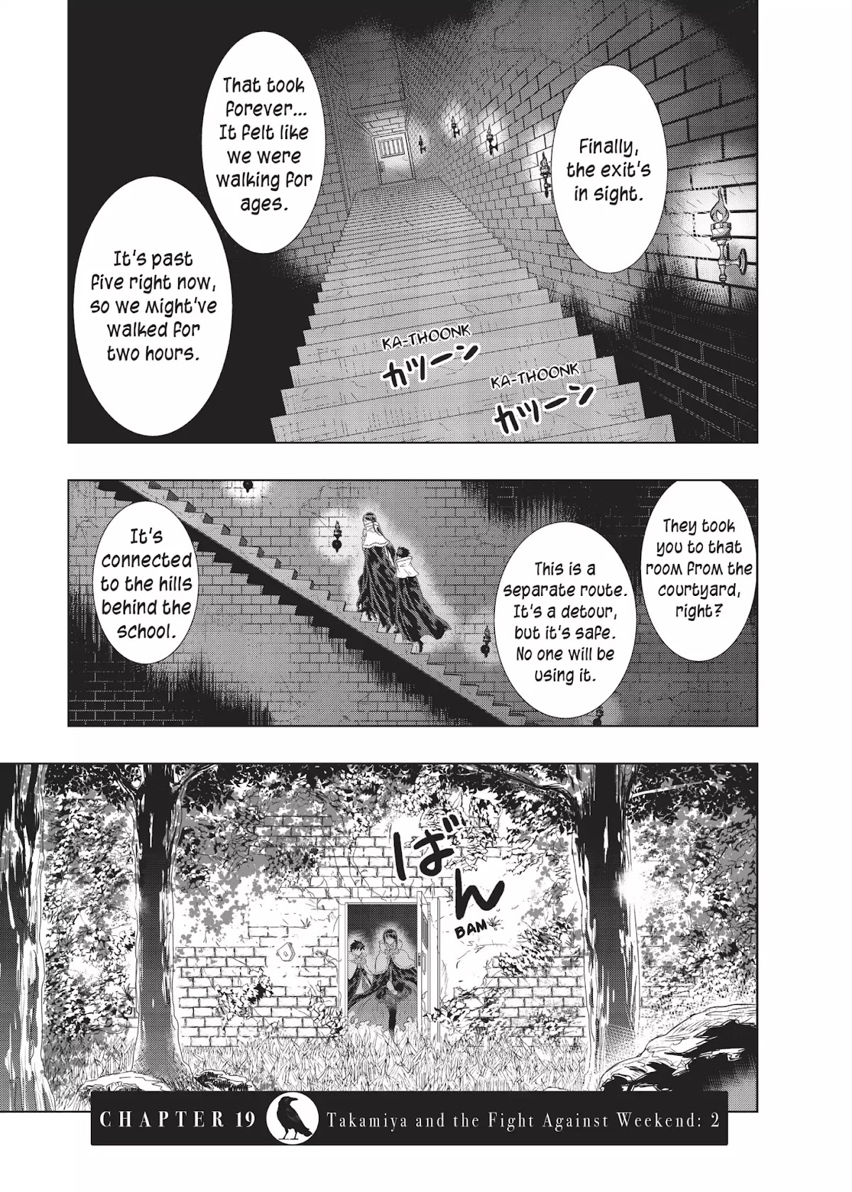 Witchcraft Works Chapter 19 page 1 - Chapter 19: Takamiya and the Fight Against Weekend: 2