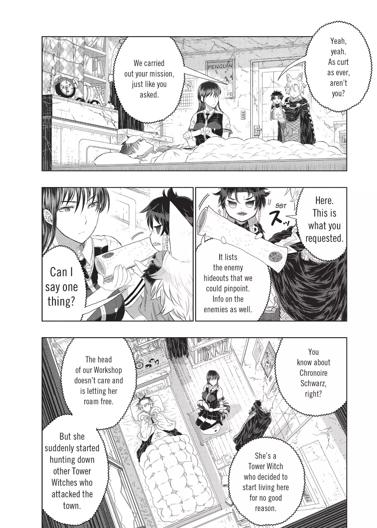 Witchcraft Works Chapter 23 page 11 - Chapter 23: Takamiya and the Fight Against Weekend: 6