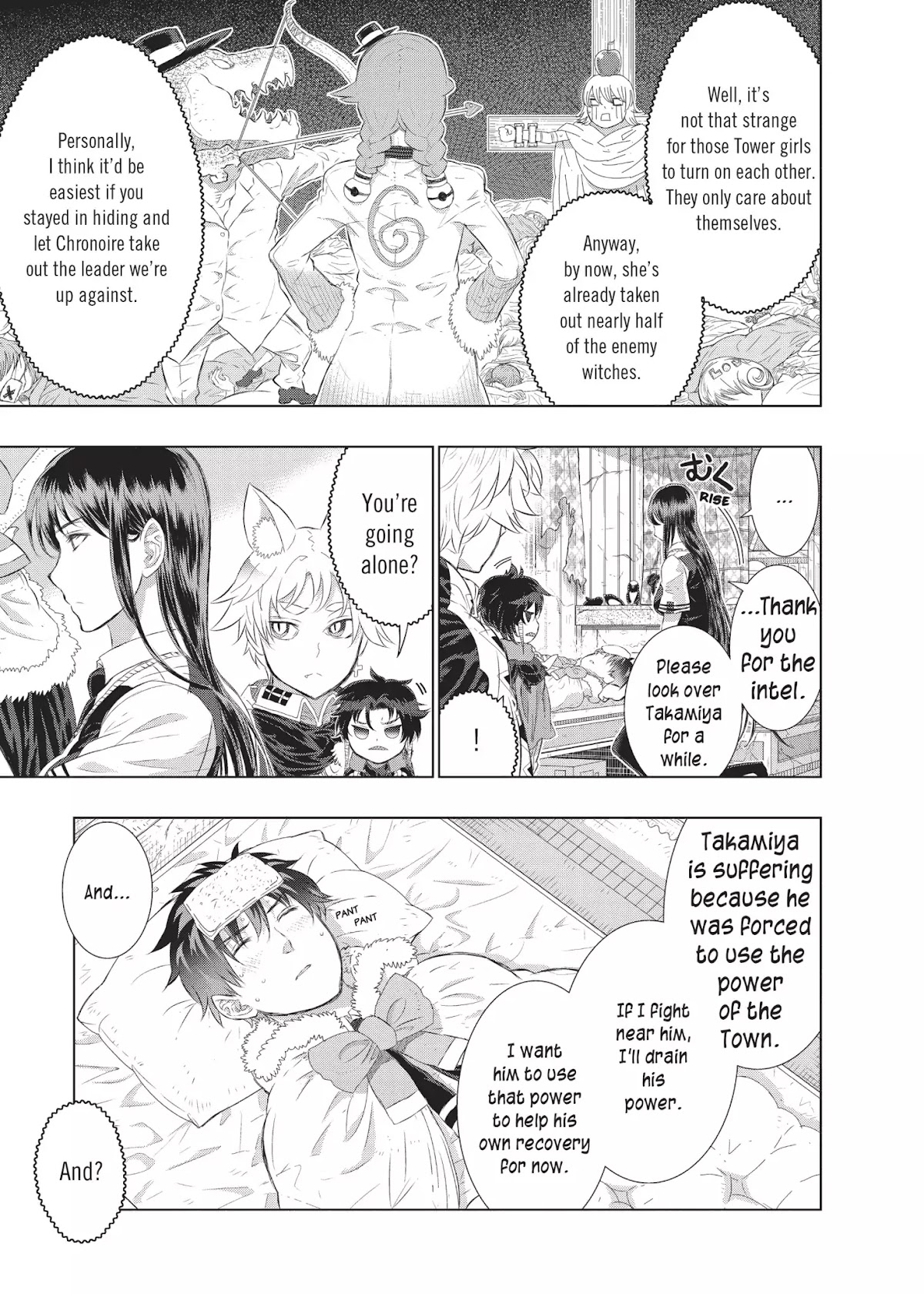 Witchcraft Works Chapter 23 page 12 - Chapter 23: Takamiya and the Fight Against Weekend: 6