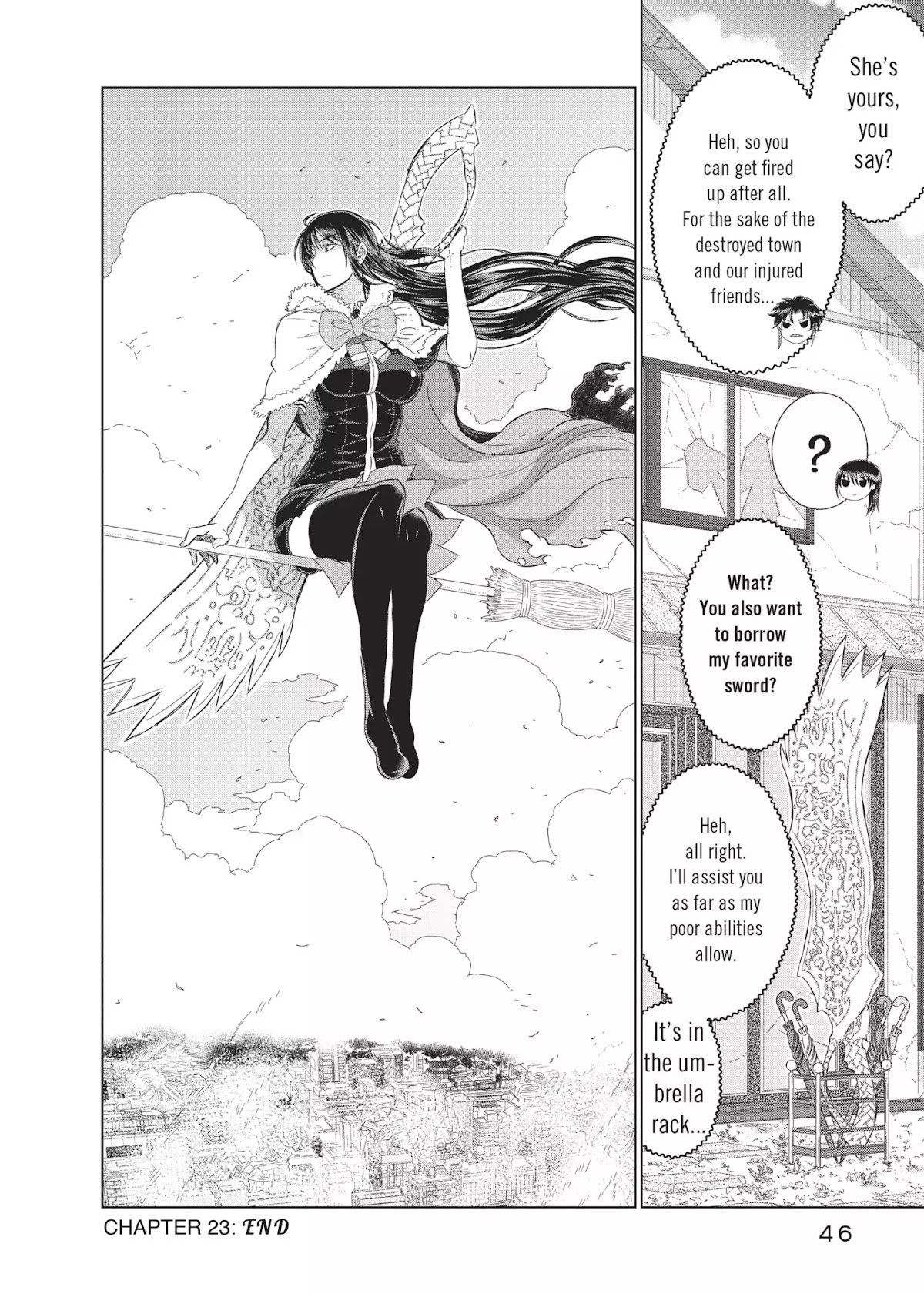 Witchcraft Works Chapter 23 page 17 - Chapter 23: Takamiya and the Fight Against Weekend: 6