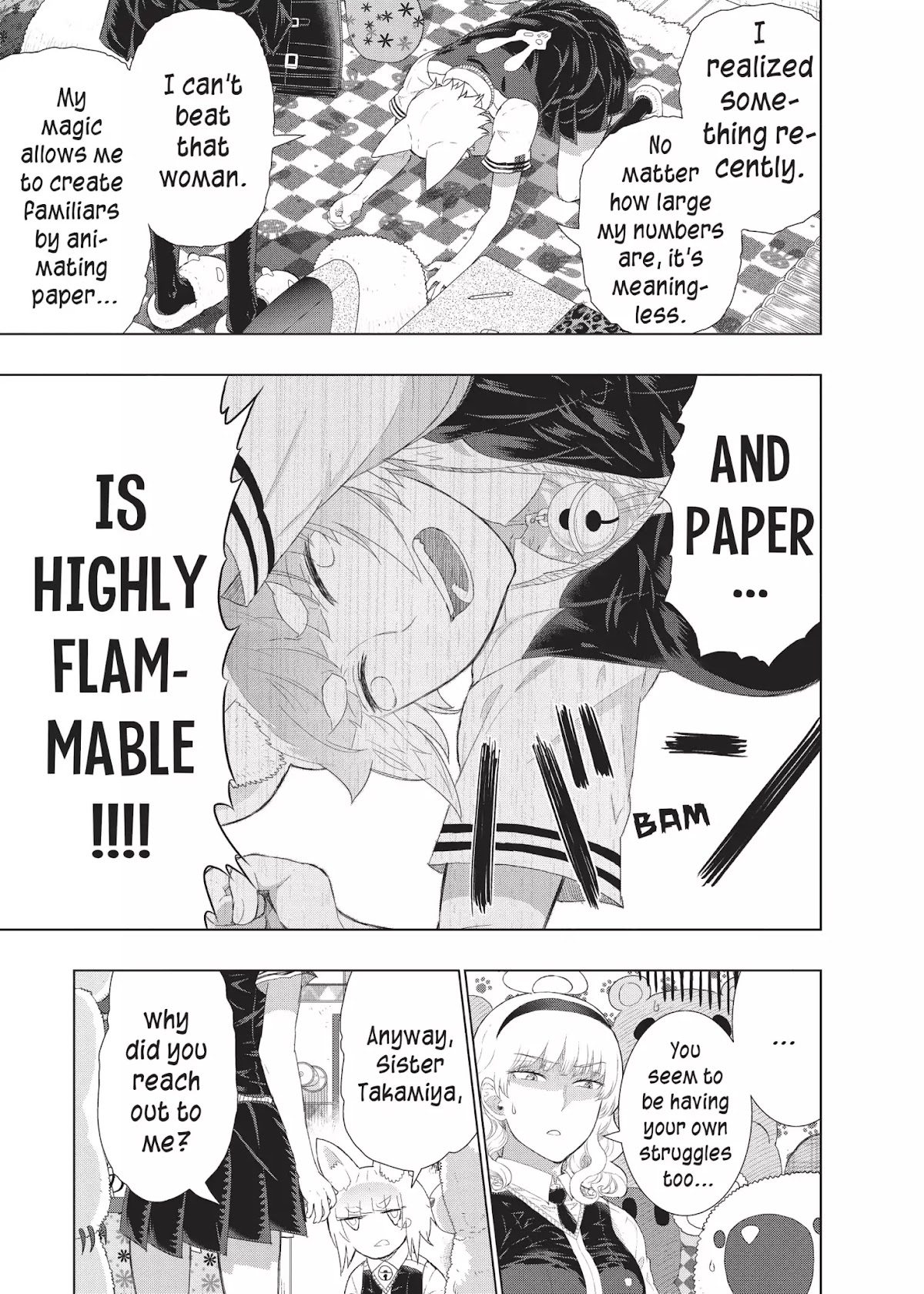 Witchcraft Works Chapter 29 page 8 - Chapter 29: Takamiya and the Little Sister's Evil Plot
