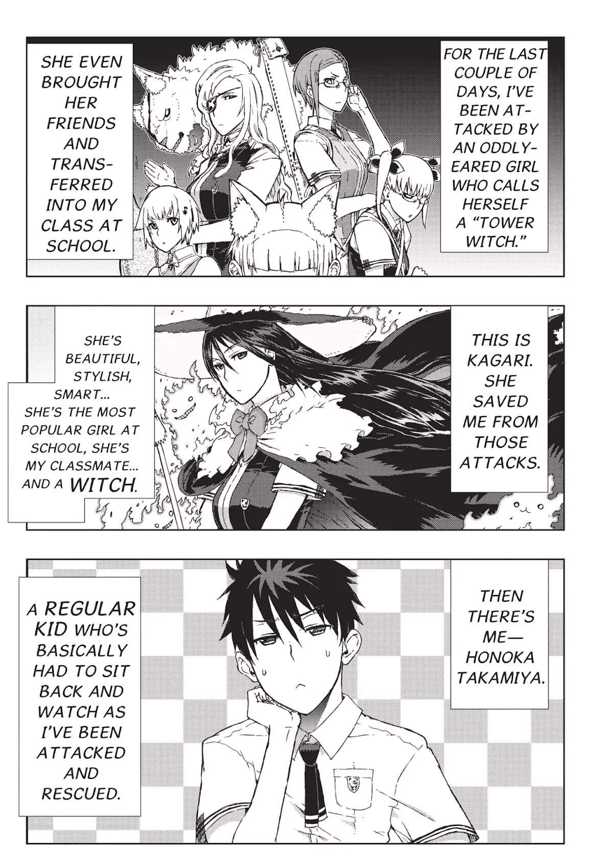 Witchcraft Works Chapter 3 page 1 - Chapter 3: Takamiya and the Ivory Quintet