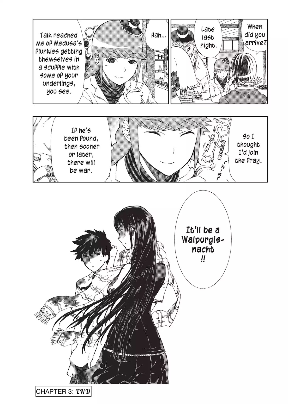 Witchcraft Works Chapter 3 page 38 - Chapter 3: Takamiya and the Ivory Quintet