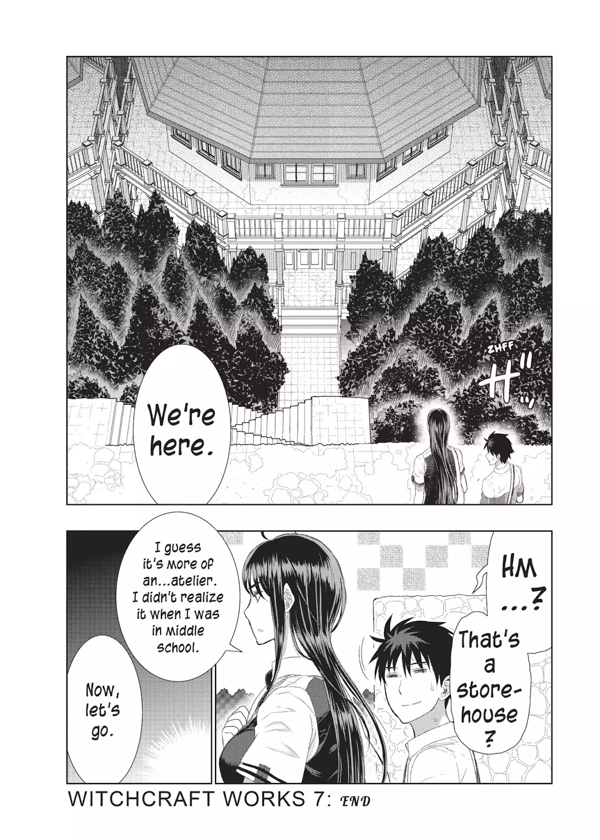 Witchcraft Works Chapter 34 page 28 - Chapter 34: Takamiya and Kagari's Home