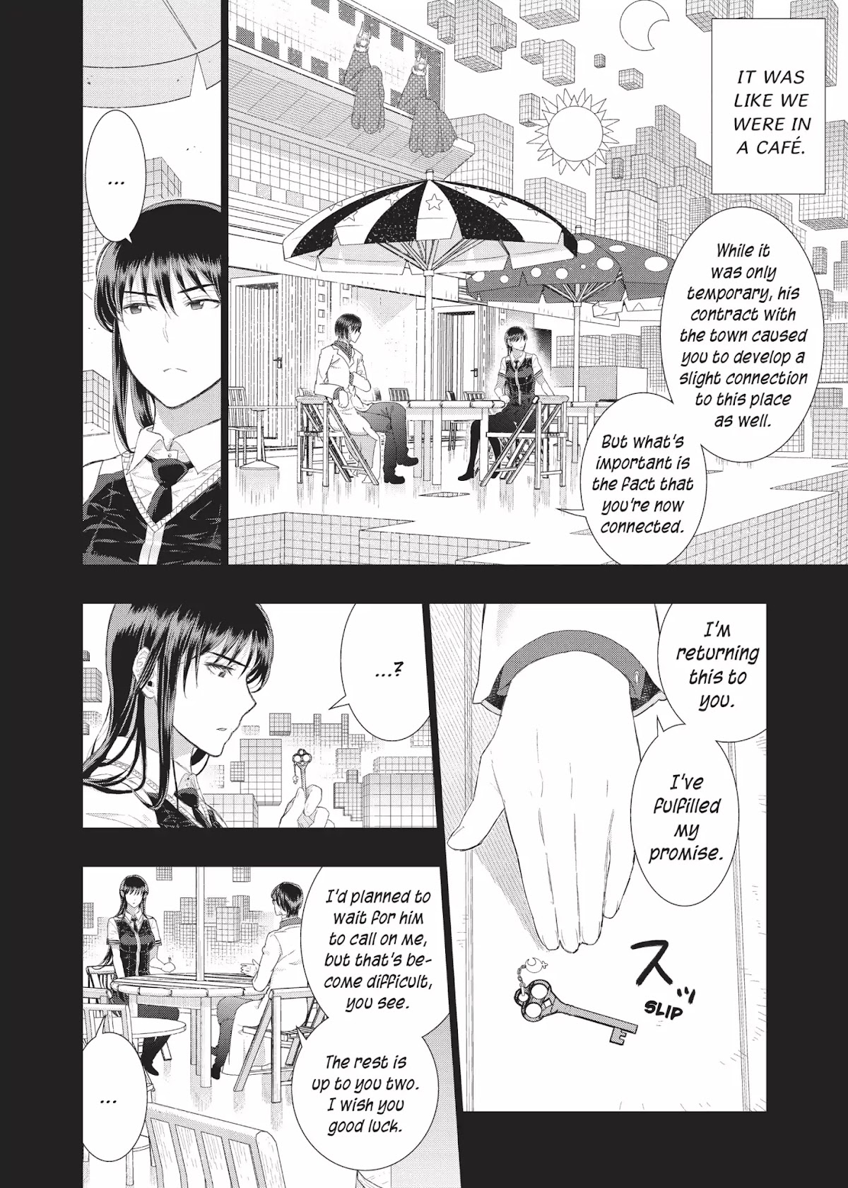 Witchcraft Works Chapter 35 page 11 - Chapter 35: Takamiya and Kagari's Key