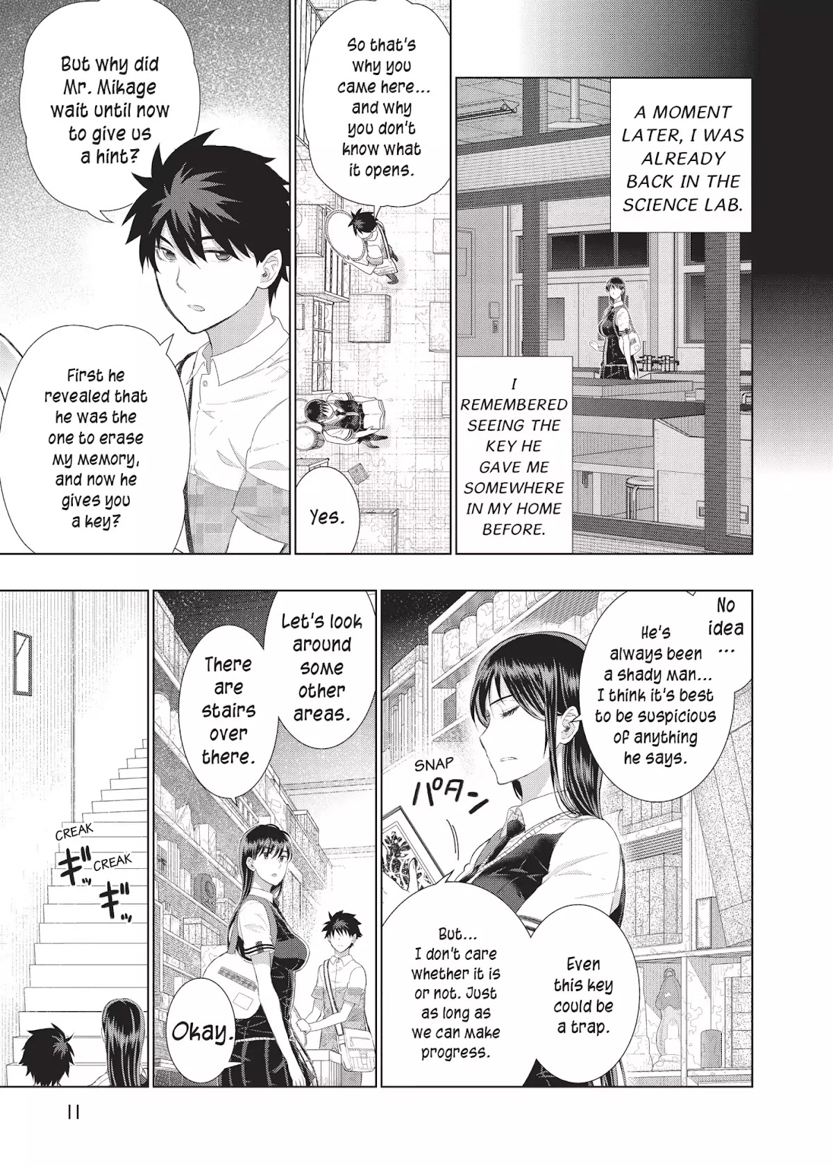 Witchcraft Works Chapter 35 page 12 - Chapter 35: Takamiya and Kagari's Key