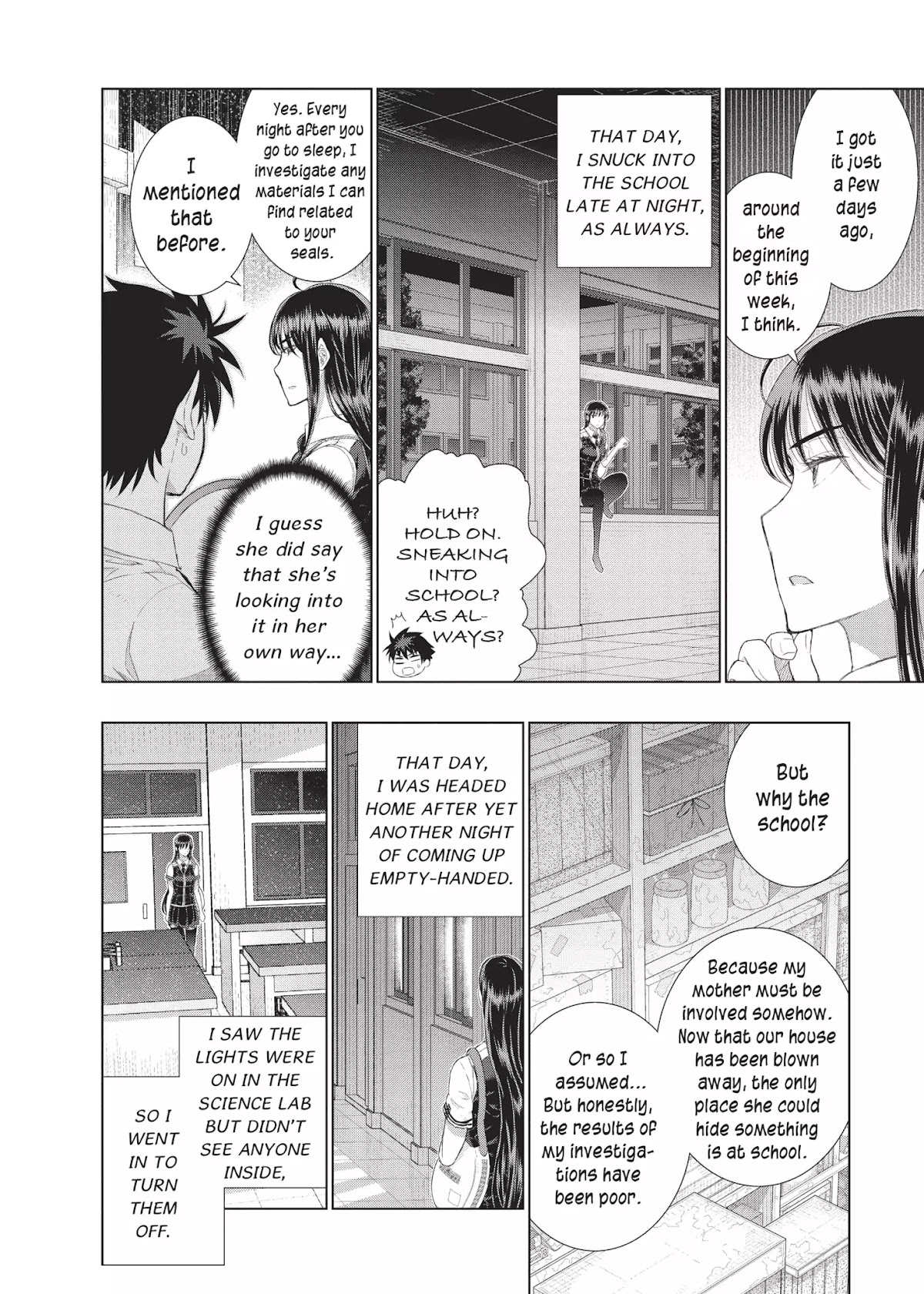Witchcraft Works Chapter 35 page 9 - Chapter 35: Takamiya and Kagari's Key