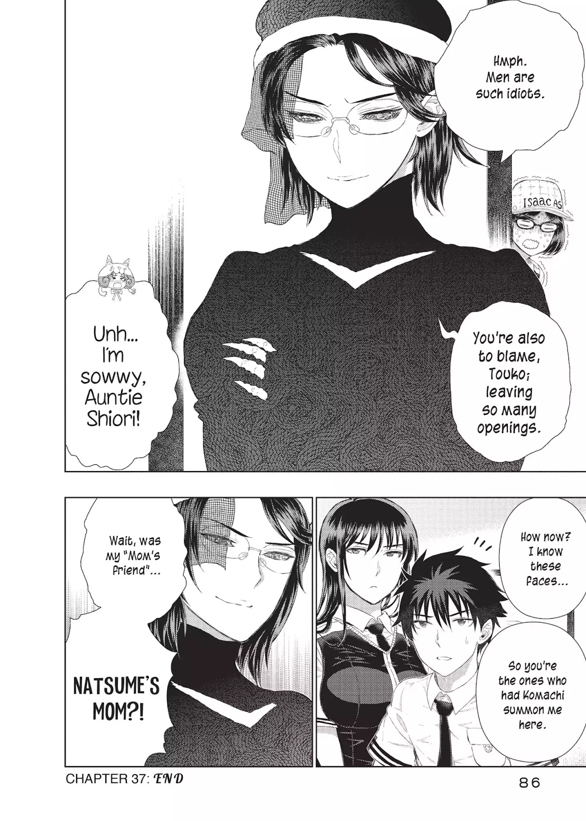 Witchcraft Works Chapter 37 page 23 - Chapter 37: Takamiya and Mom's Old Scar