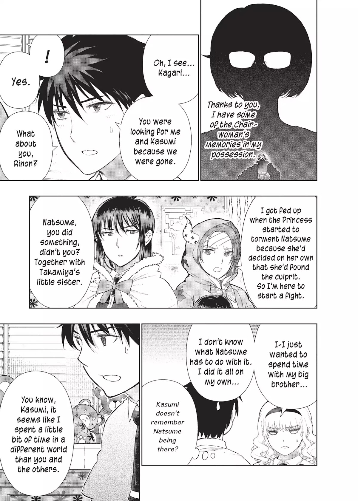 Witchcraft Works Chapter 44 page 13 - Chapter 44: Takamiya and Kasumi's World (The Aftermath)