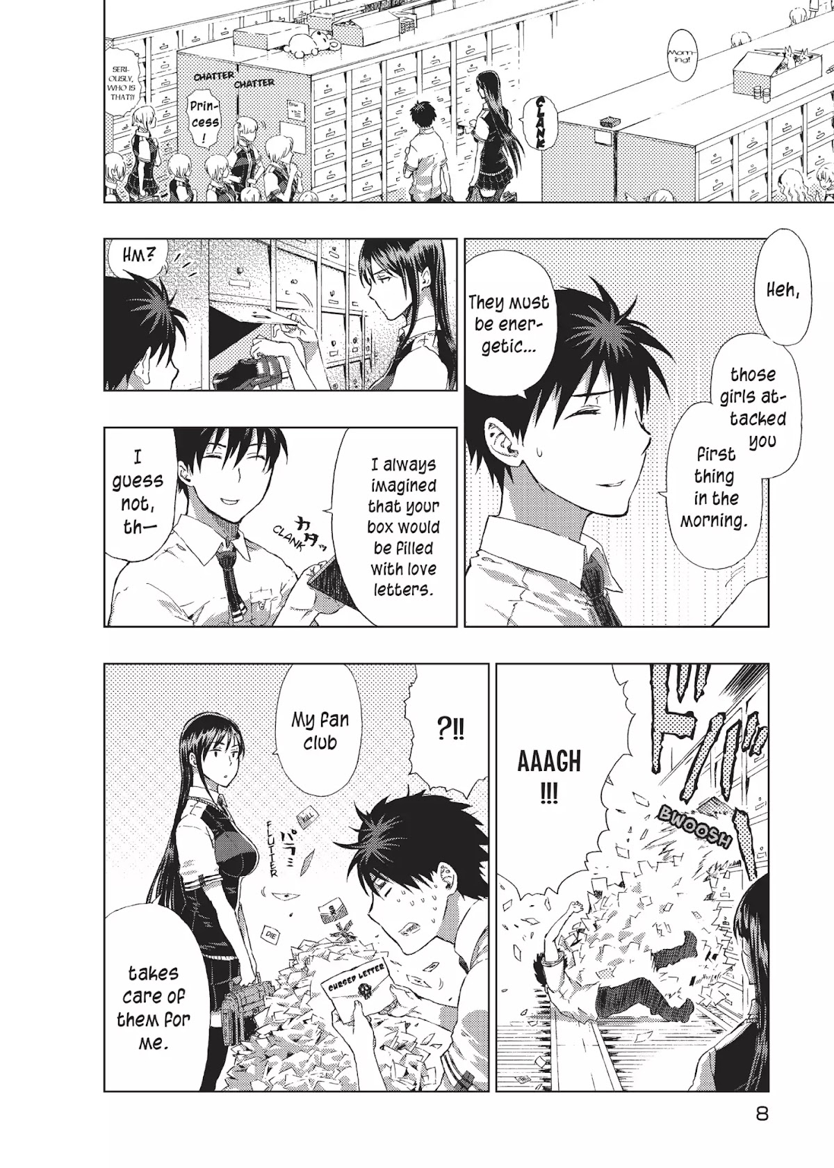 Witchcraft Works Chapter 5 page 8 - Chapter 5: Takamiya and Chronoire's Trap